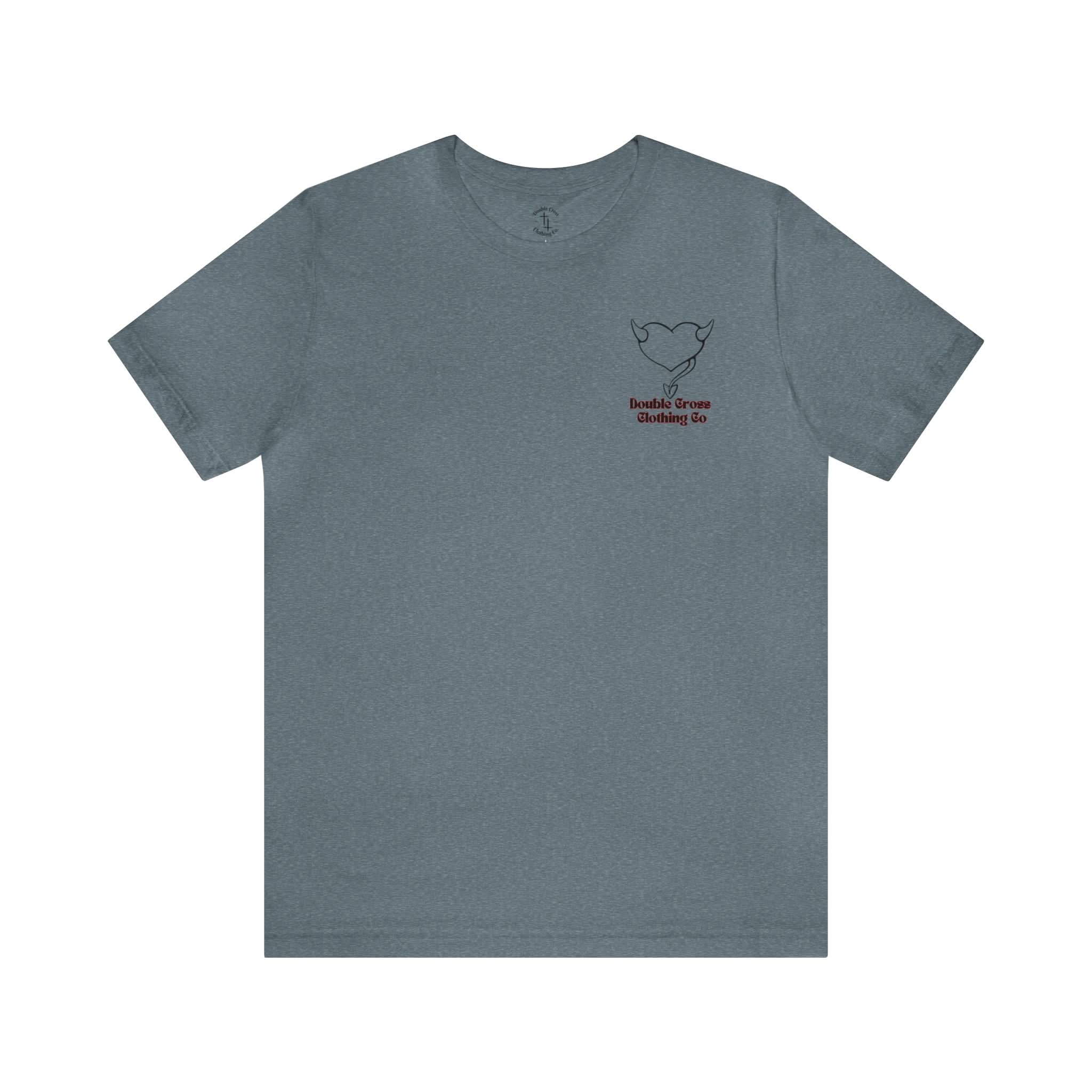 Villain Era T-Shirt - heather slate front