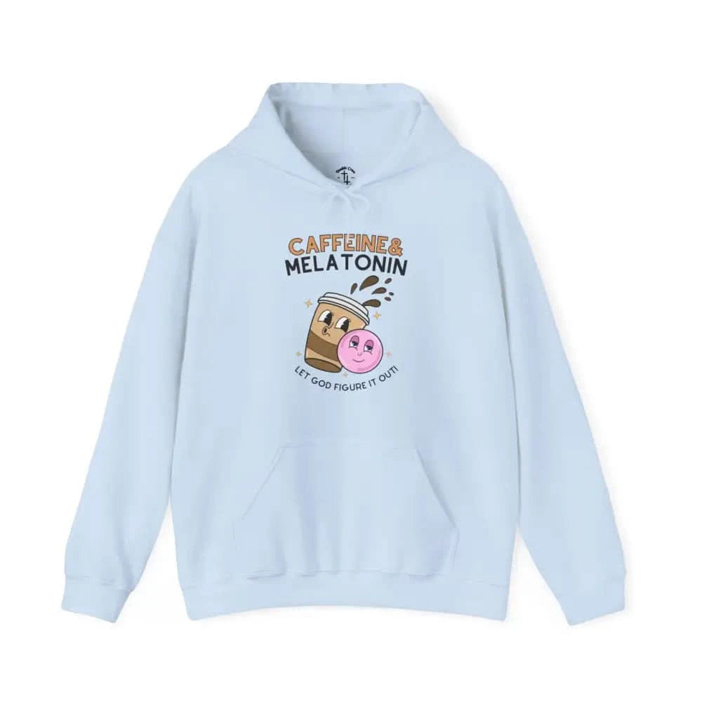 Caffeine Hoodie Light Blue / S
