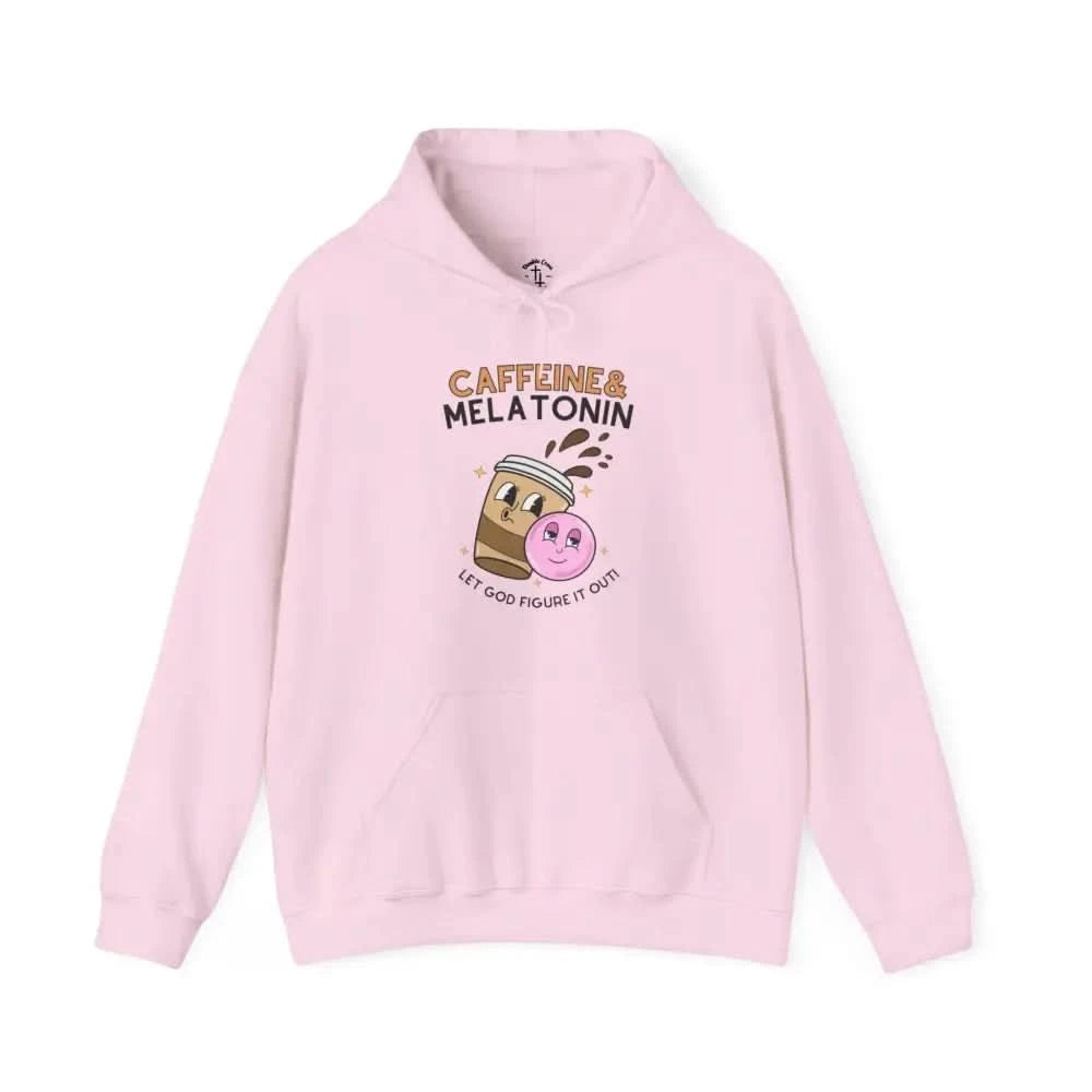 Caffeine Hoodie Light Pink / S
