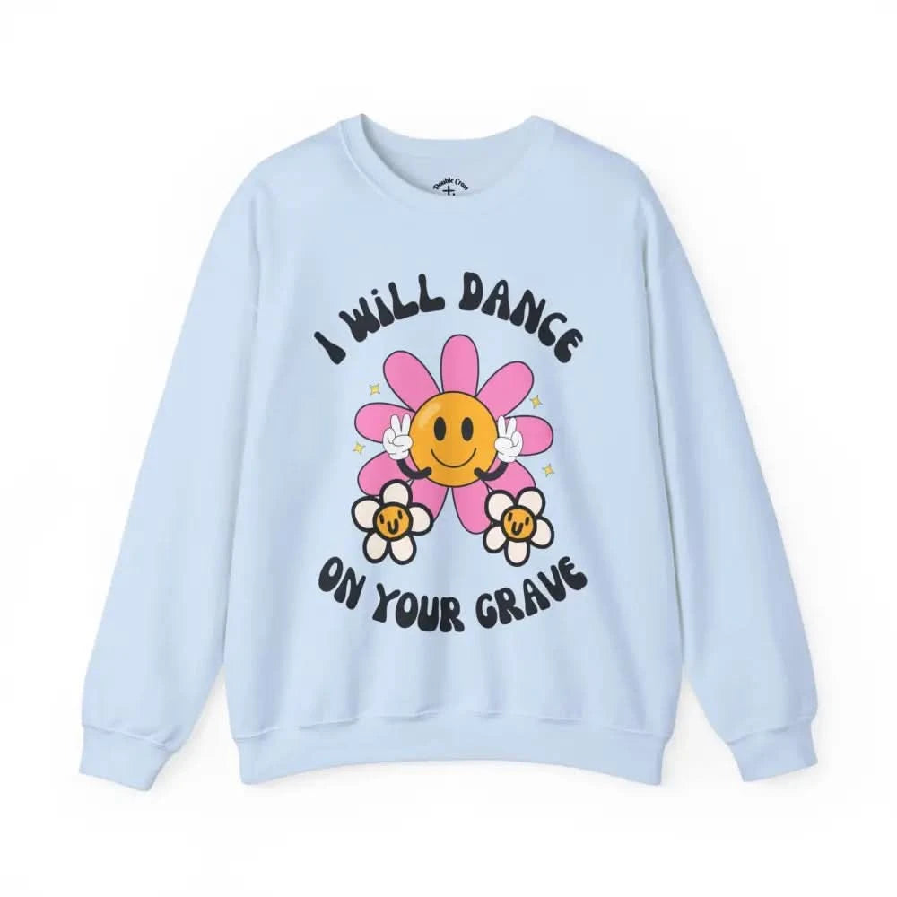 Grave Crewneck S / Light Blue Sweatshirt