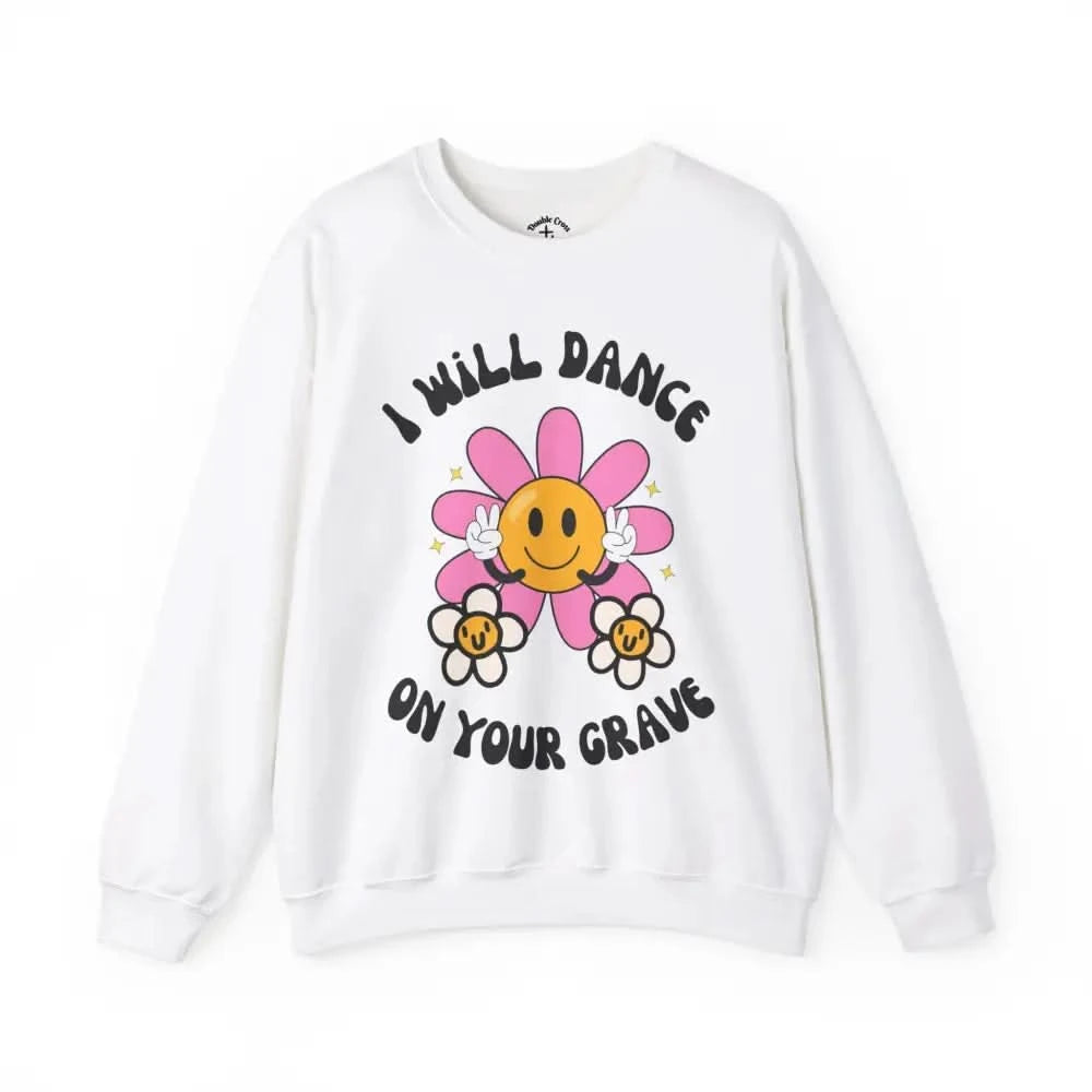 Grave Crewneck S / White Sweatshirt