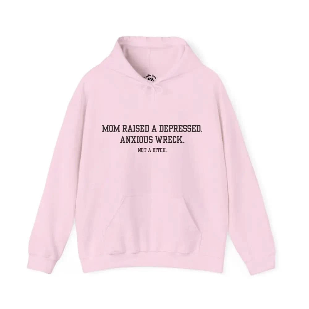Not A Bitch Hoodie Light Pink / S