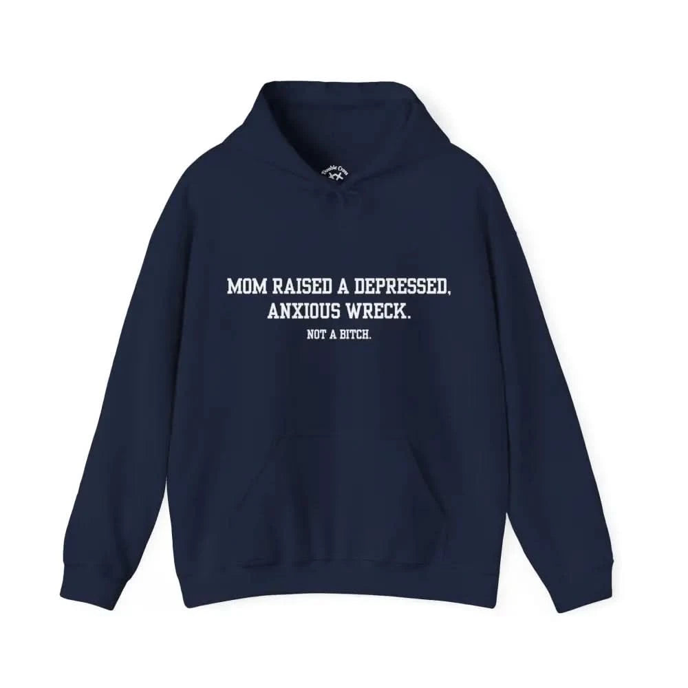 Not A Bitch Hoodie Navy / S