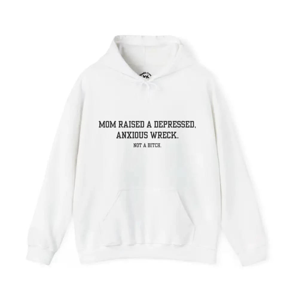 Not A Bitch Hoodie White / S
