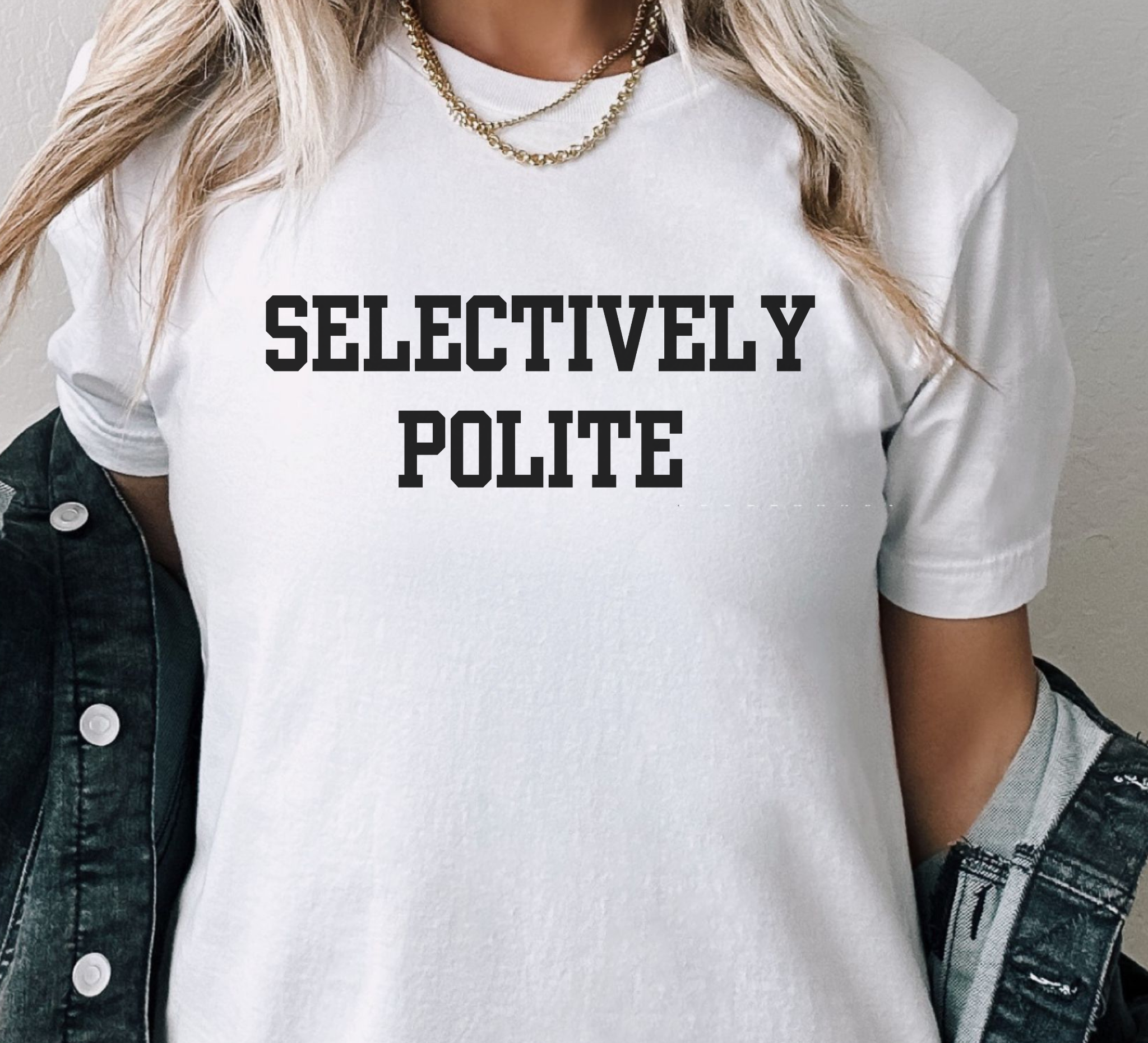 Selectively Polite T-shirt – Double Cross Clothing Co.