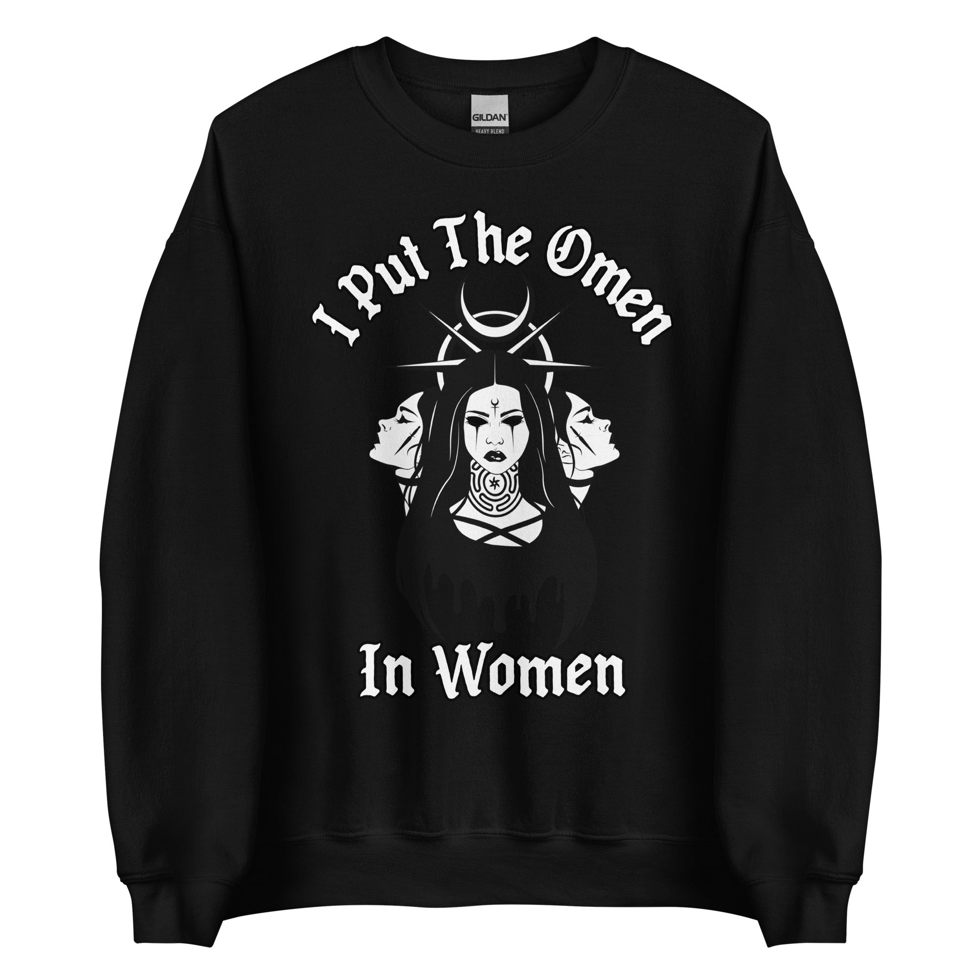 I Put the Omen in Women Crewneck