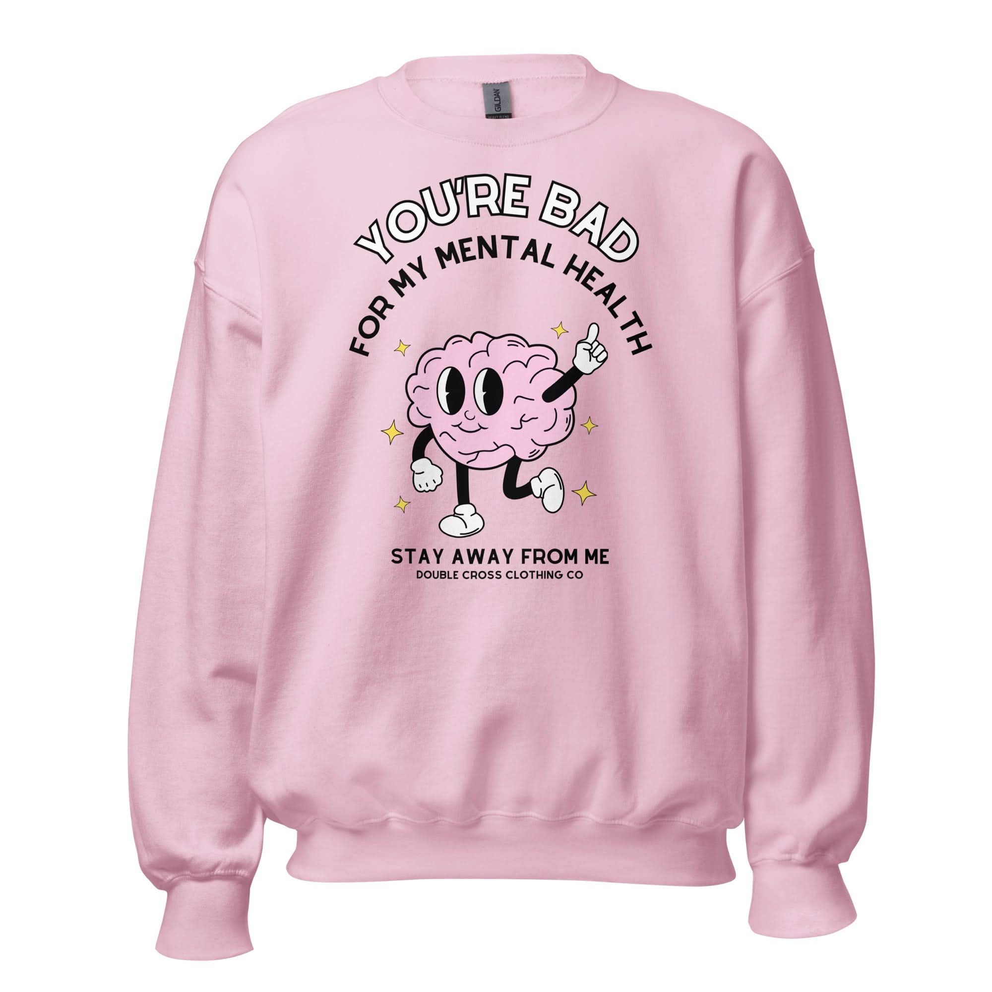 My Mental Health Crewneck - Light Pink
