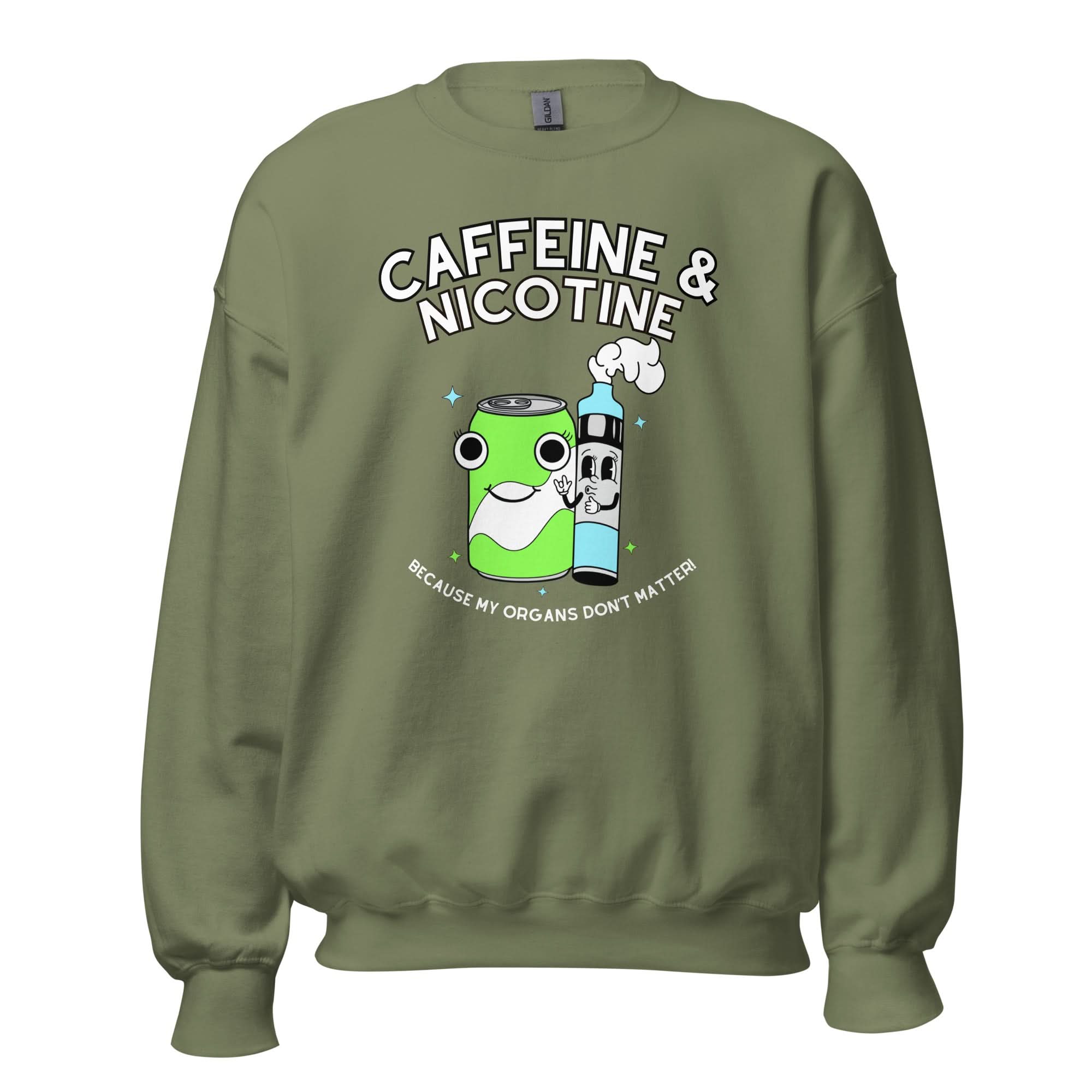Caffeine & Nicotine Crewneck