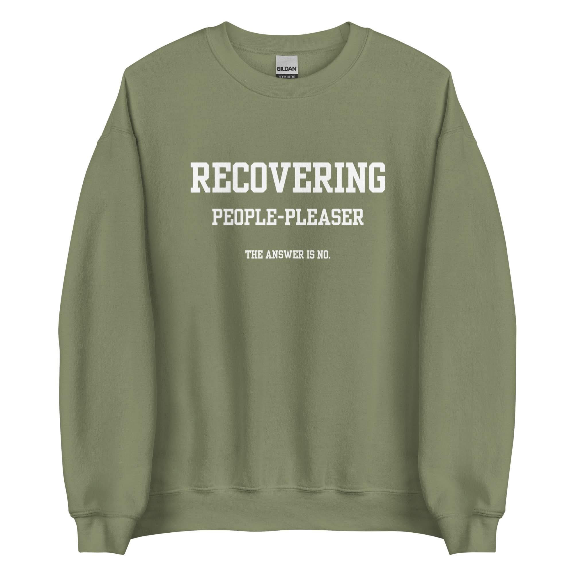 Recovering People Pleaser Crewneck