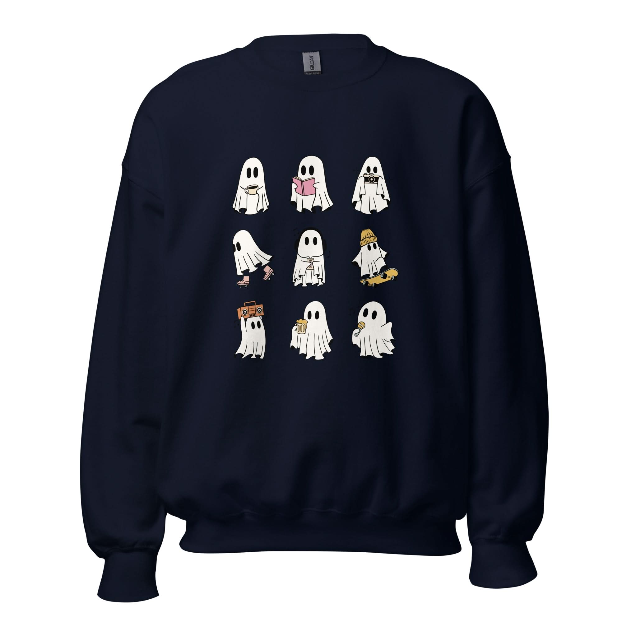 Ghosts Crewneck - Navy