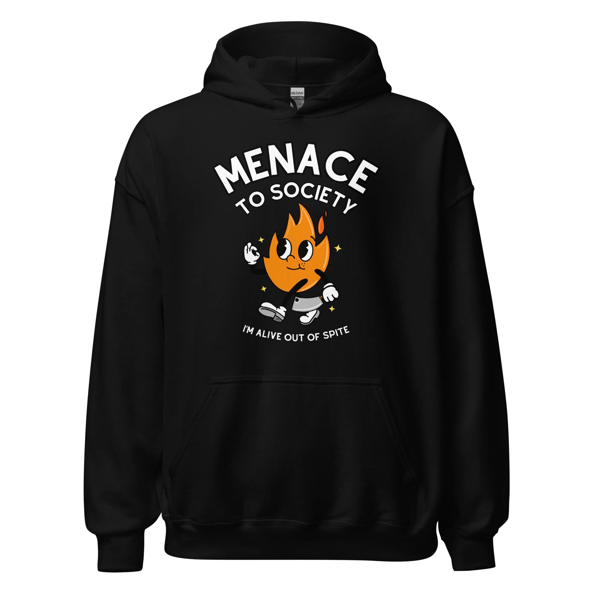 Menace To Society Hoodie - Black