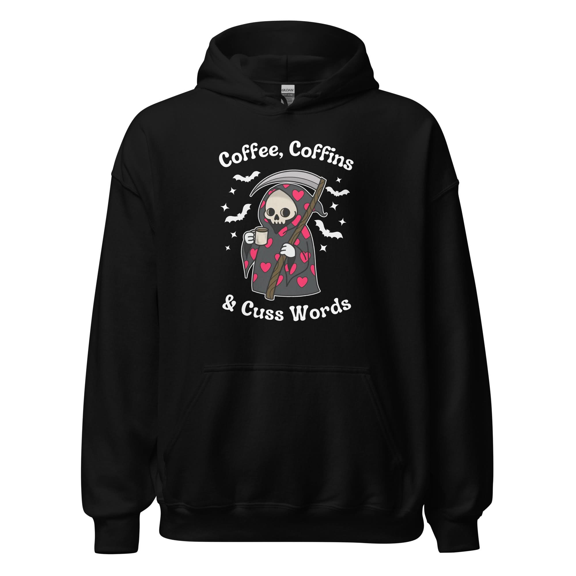 Coffee, Coffins, & Cuss Words Hoodie