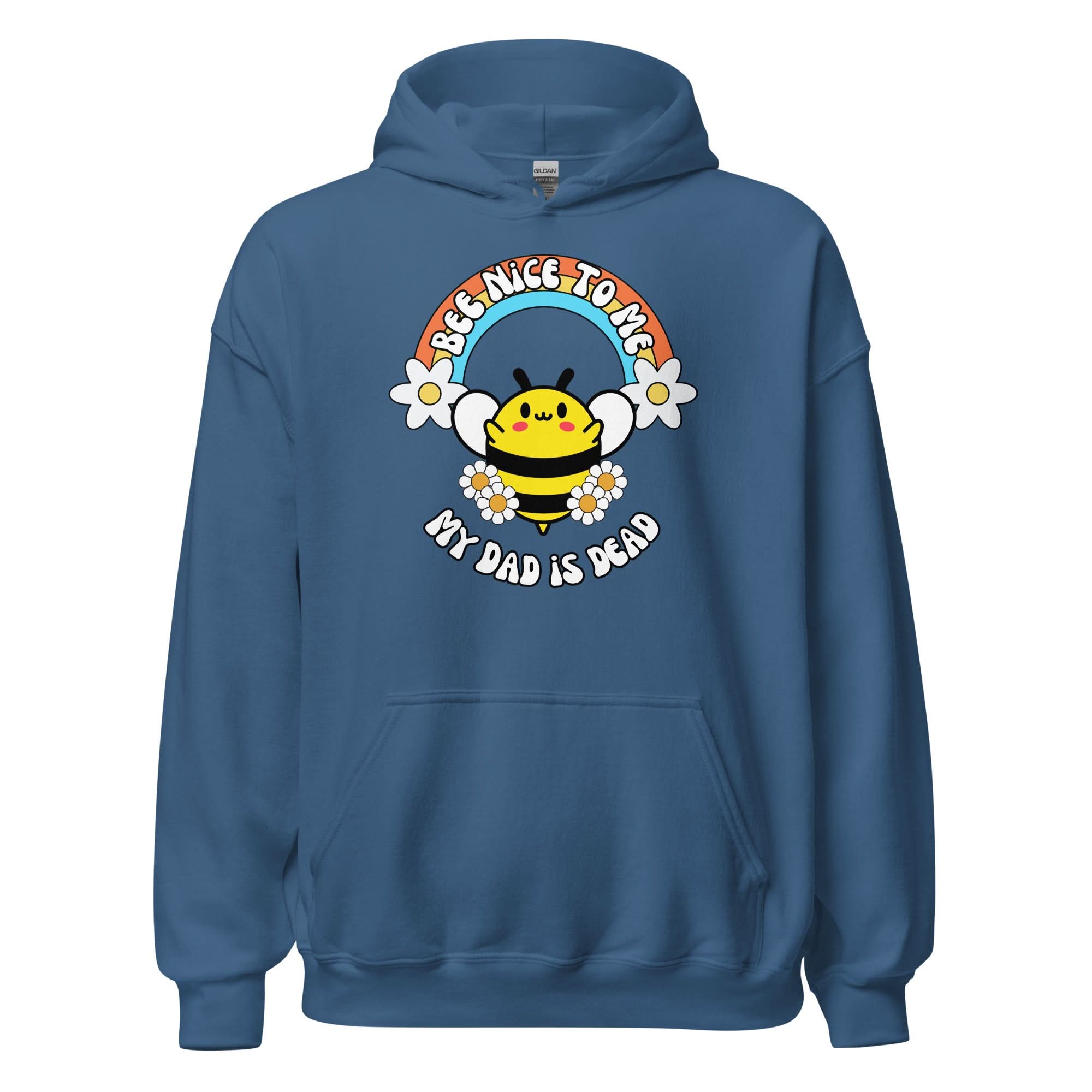 Bee Nice Dad Hoodie