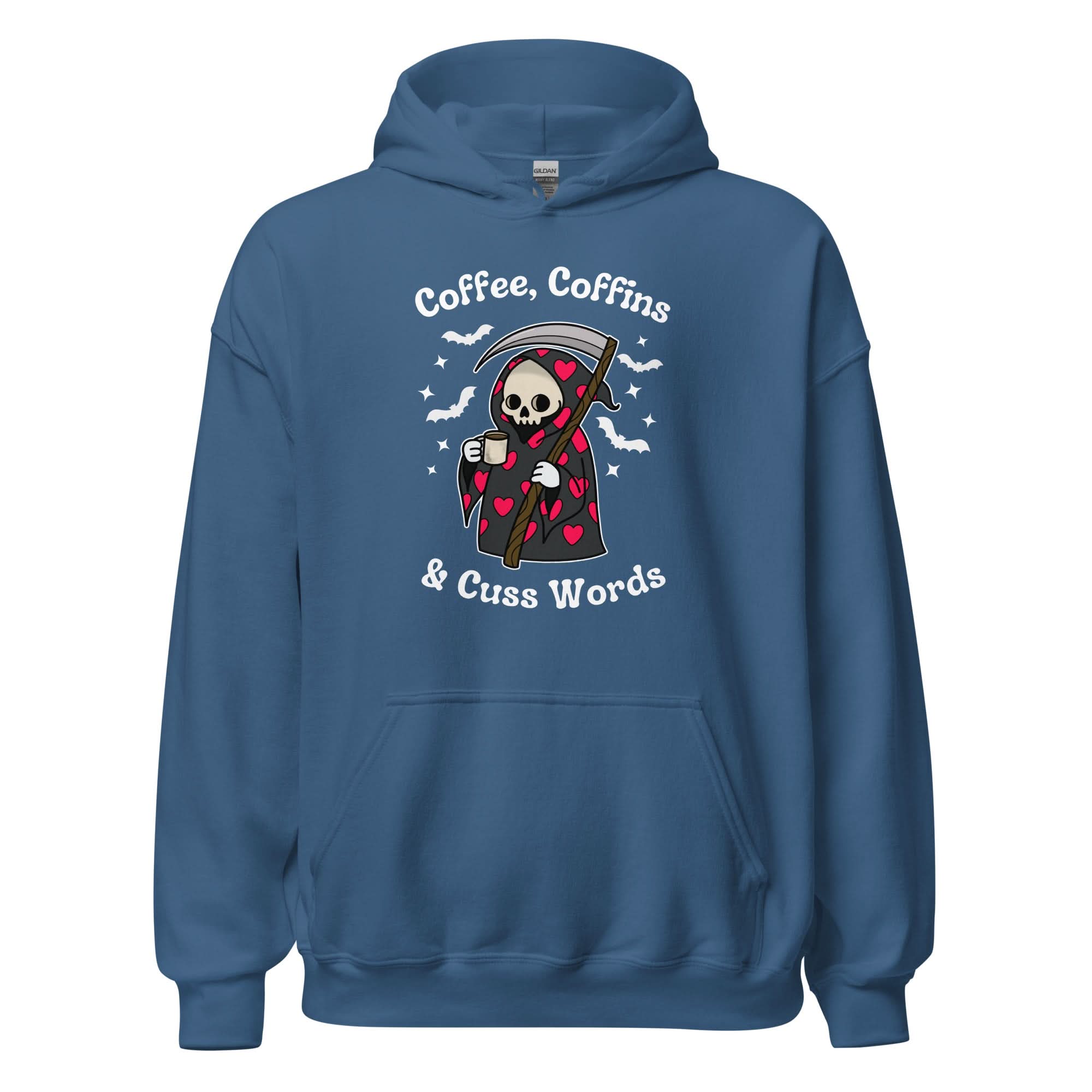 Coffee, Coffins, & Cuss Words Hoodie