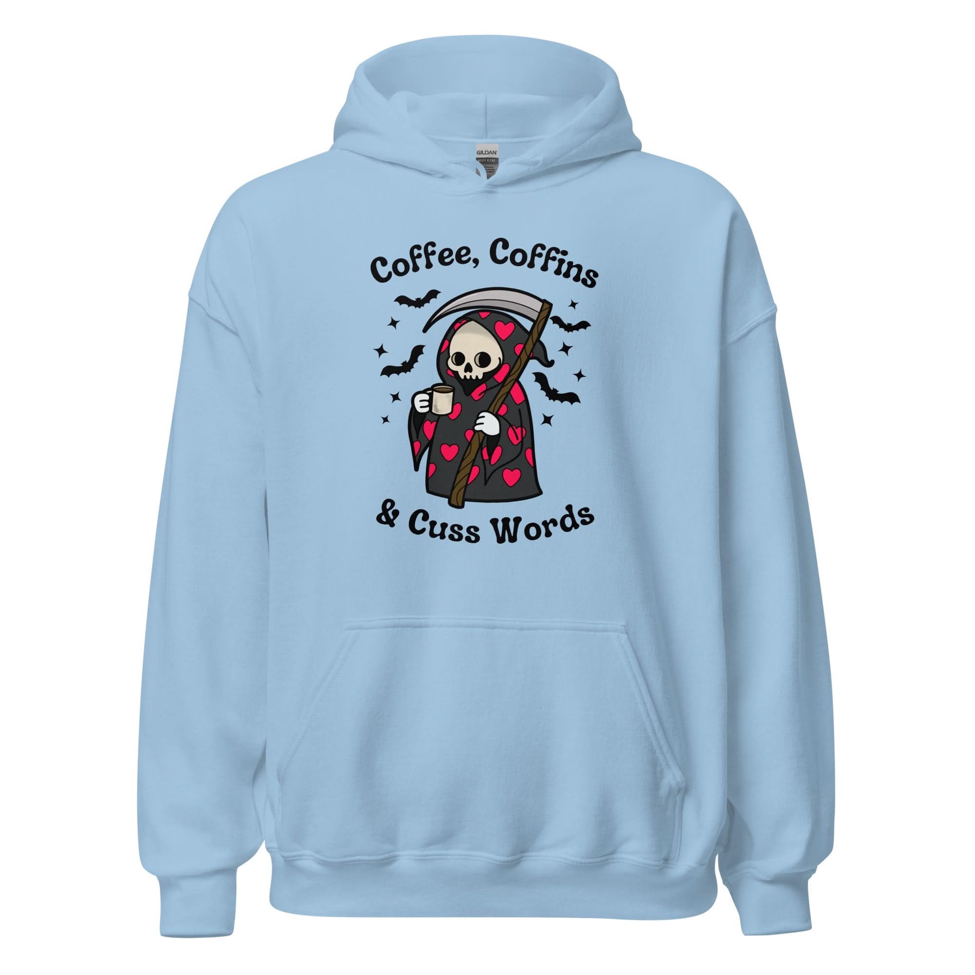 Coffee, Coffins, & Cuss Words Hoodie