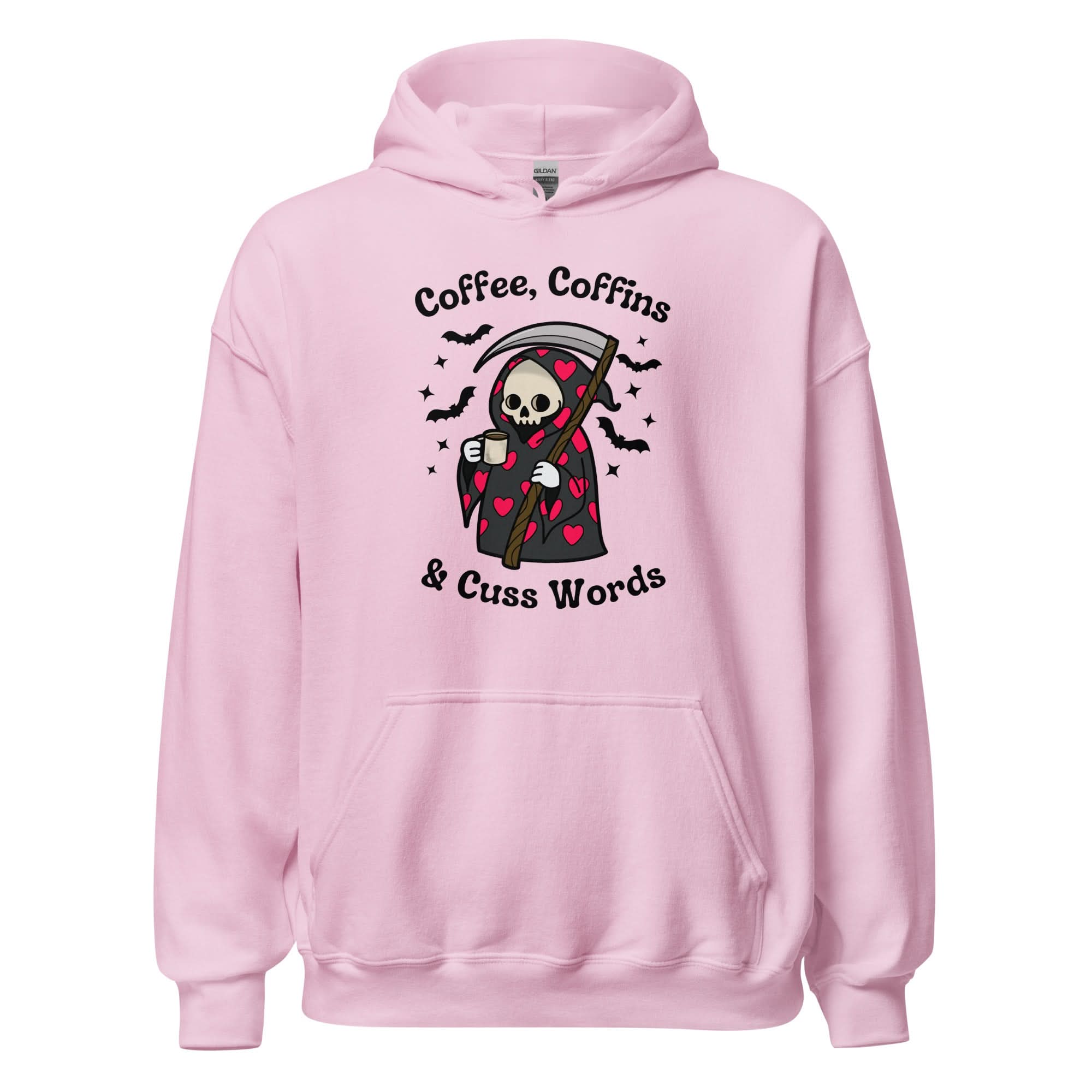 Coffee, Coffins, & Cuss Words Hoodie