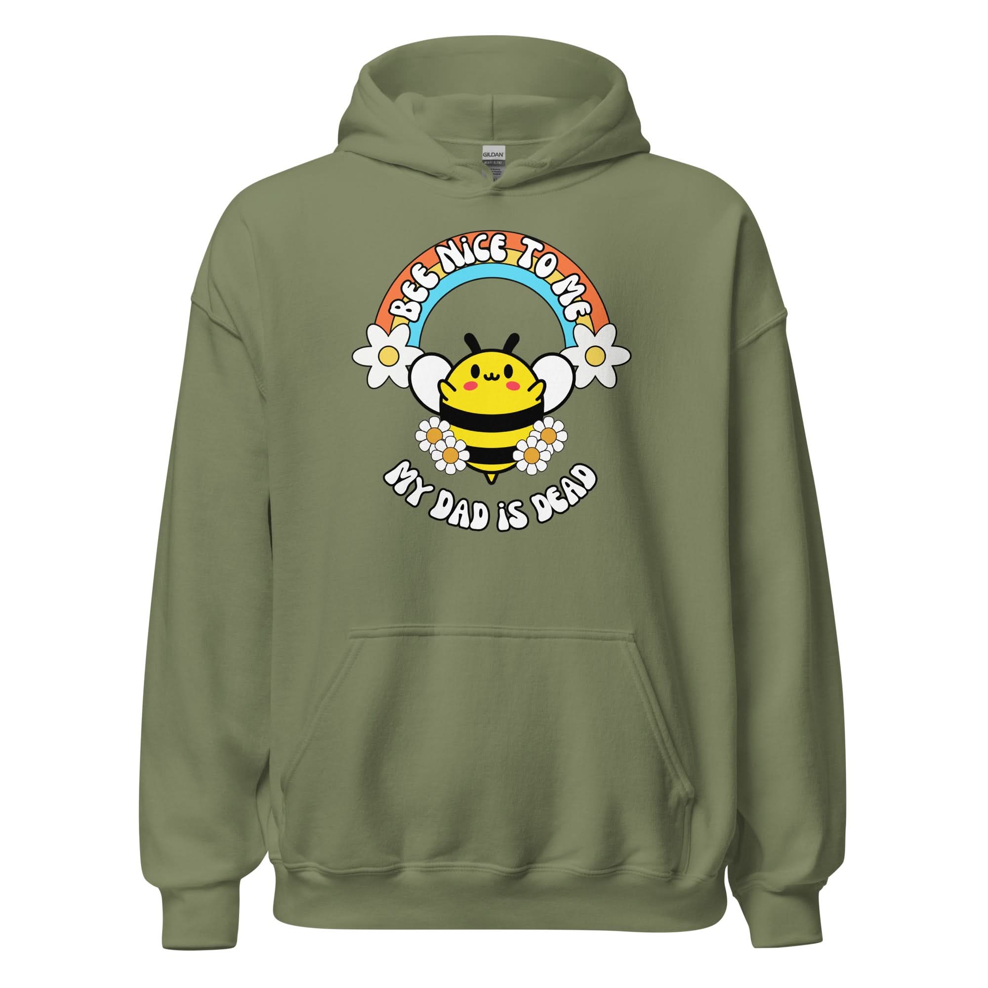 Bee Nice Dad Hoodie