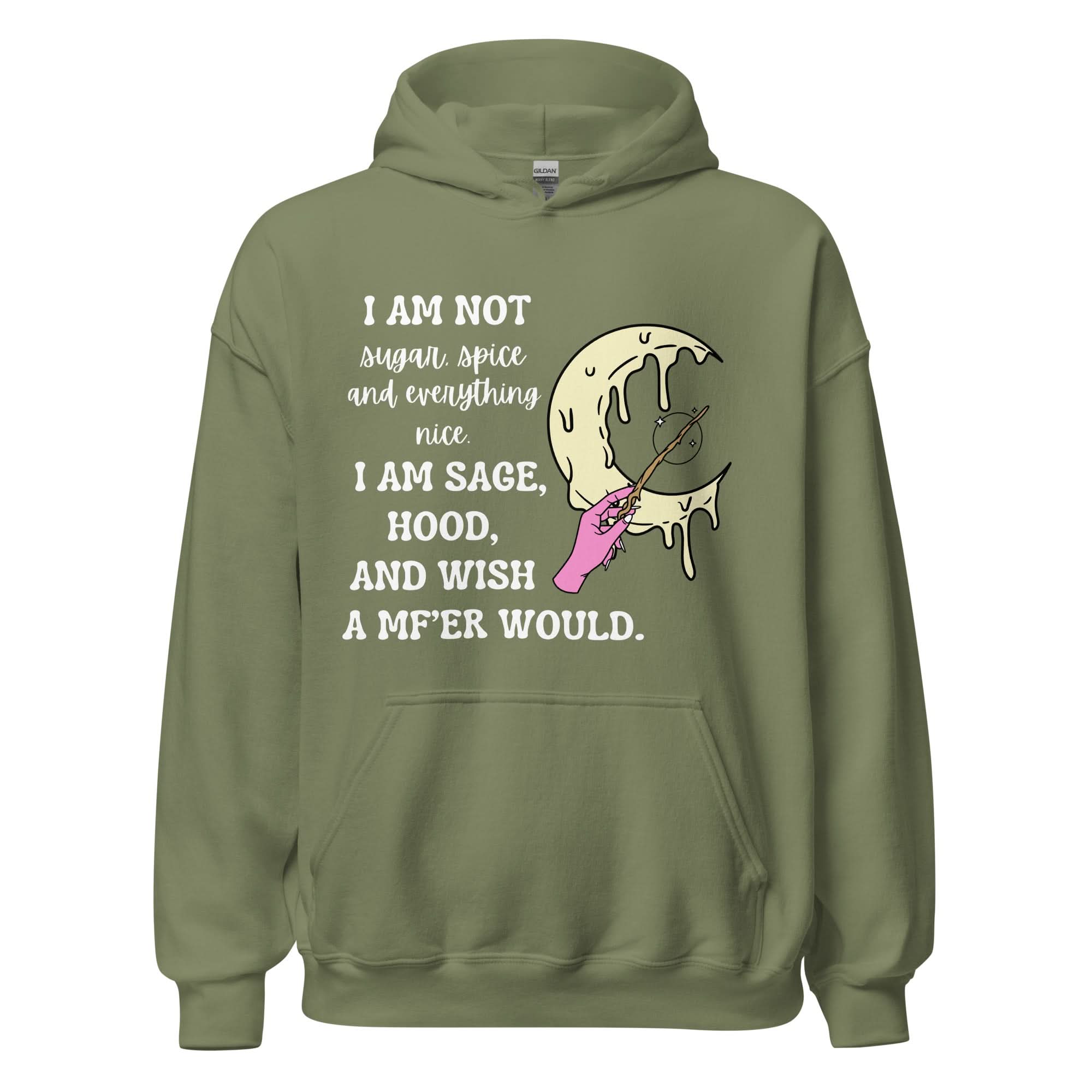 Sage and Hood Hoodie