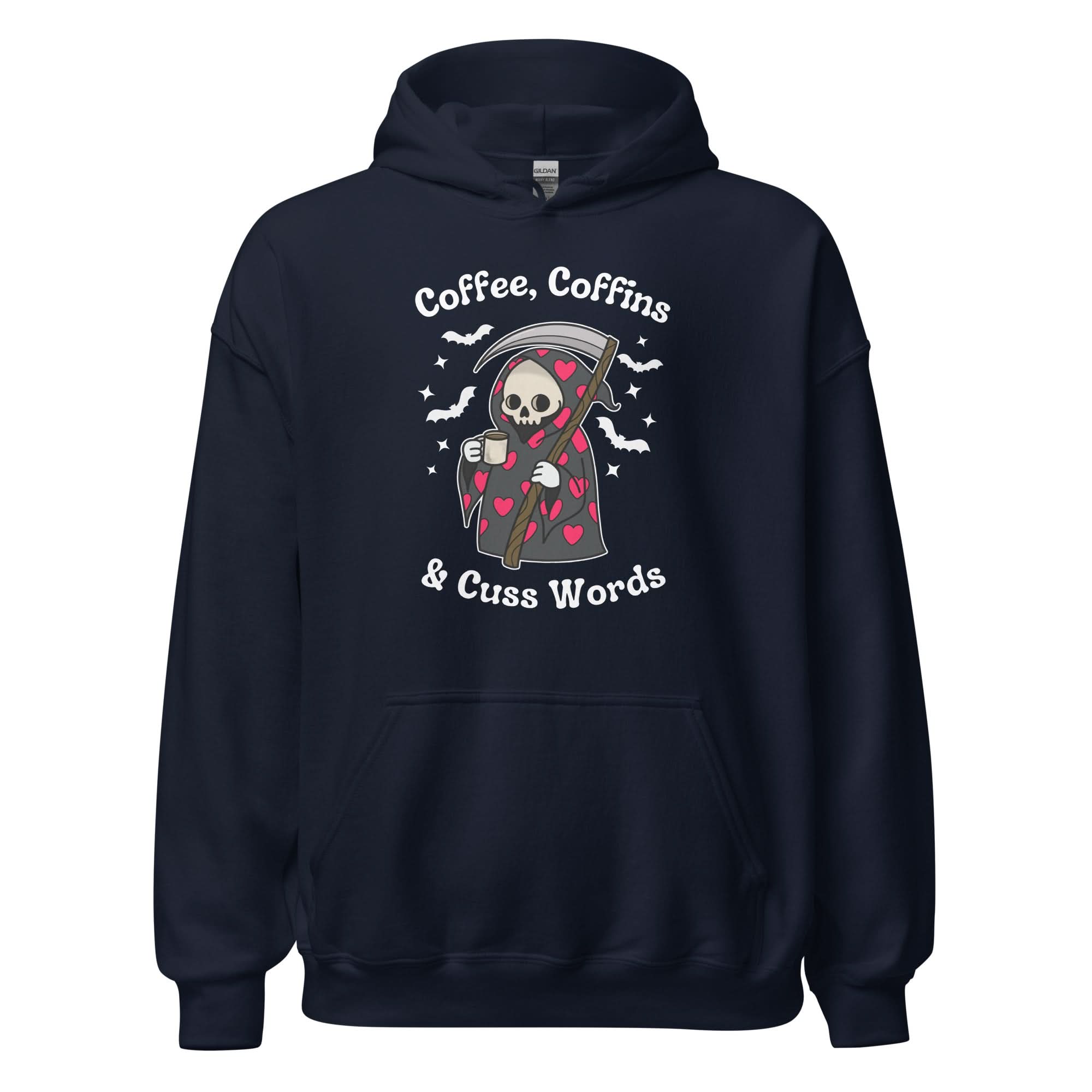 Coffee, Coffins, & Cuss Words Hoodie