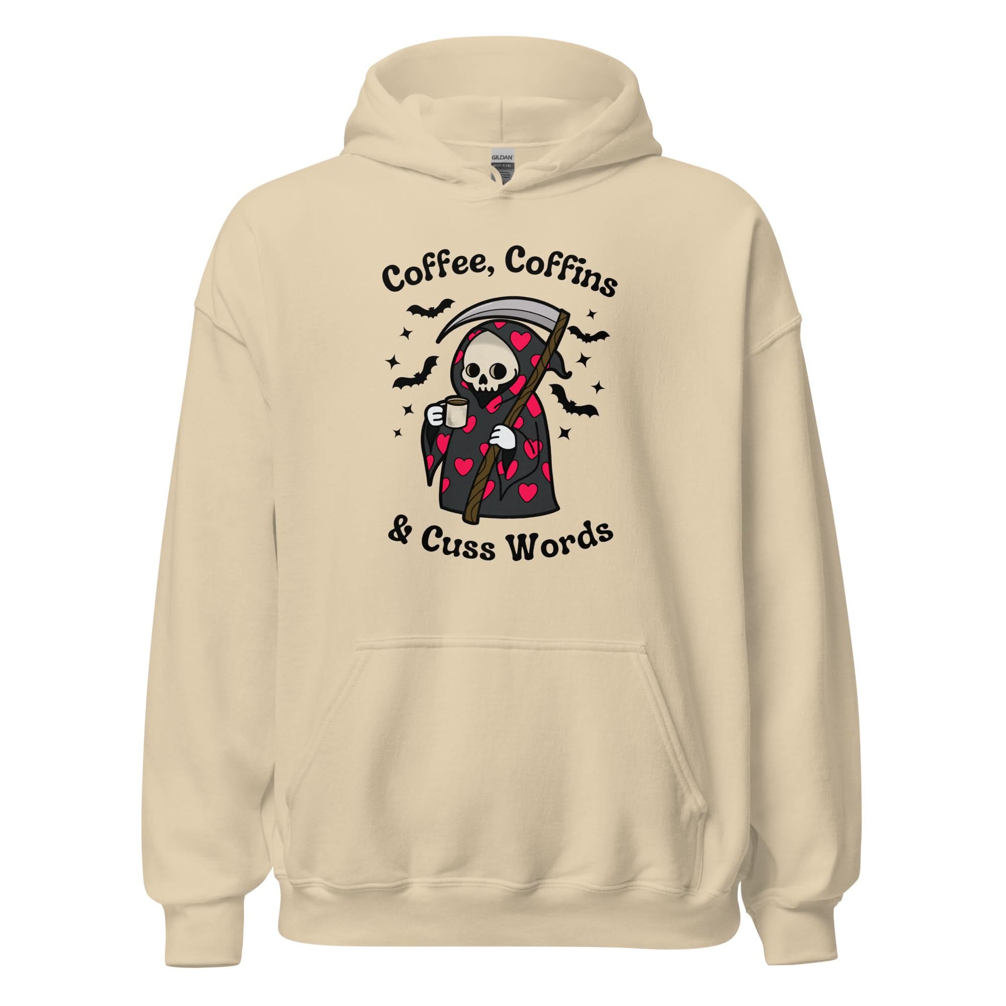 Coffee, Coffins, & Cuss Words Hoodie