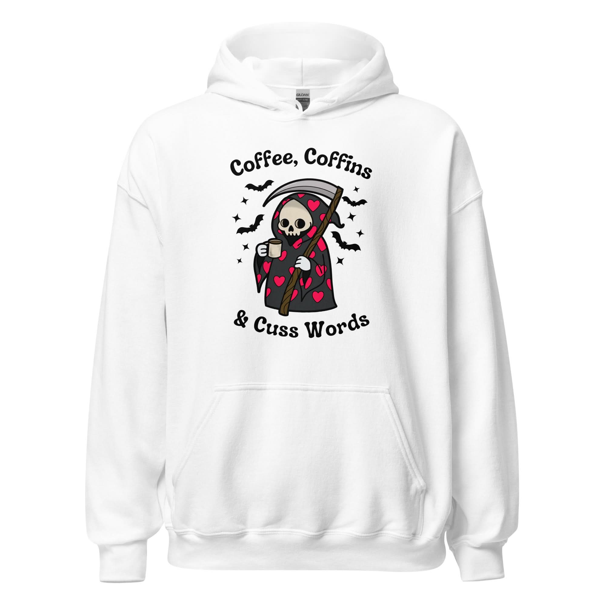 Coffee, Coffins, & Cuss Words Hoodie