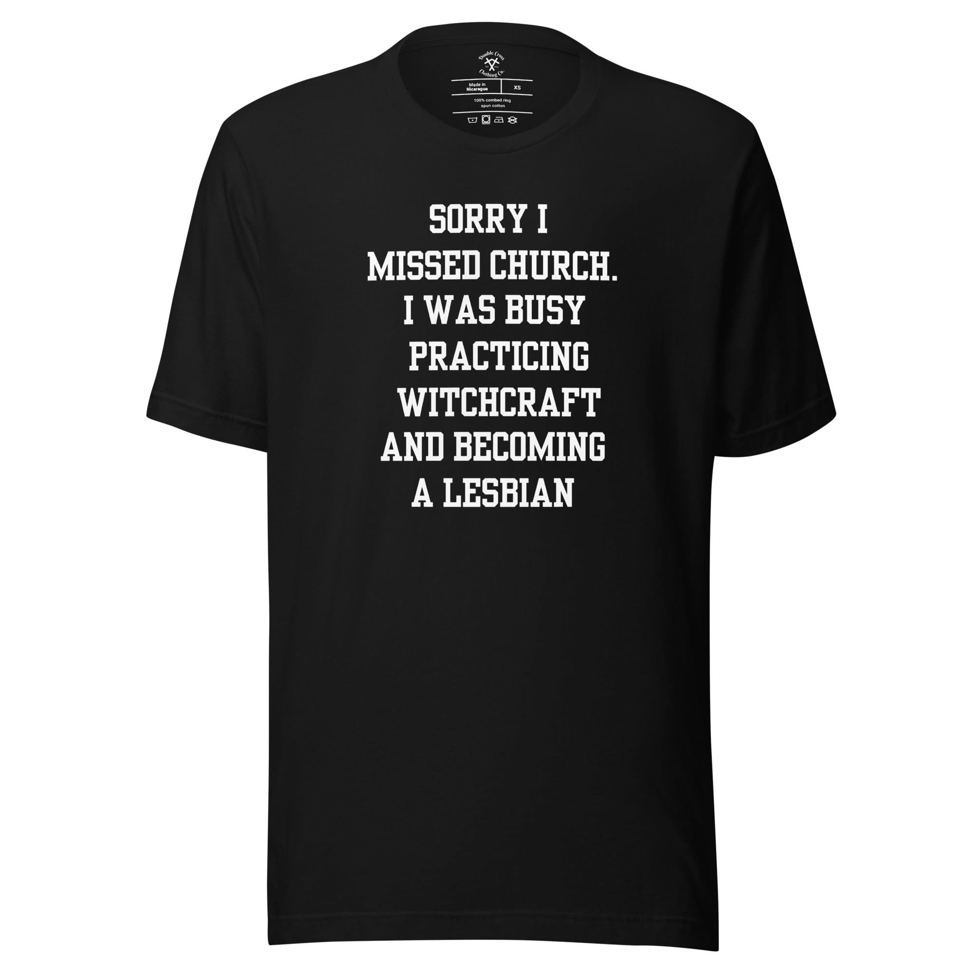 Missed Church Lesbian T-Shirt