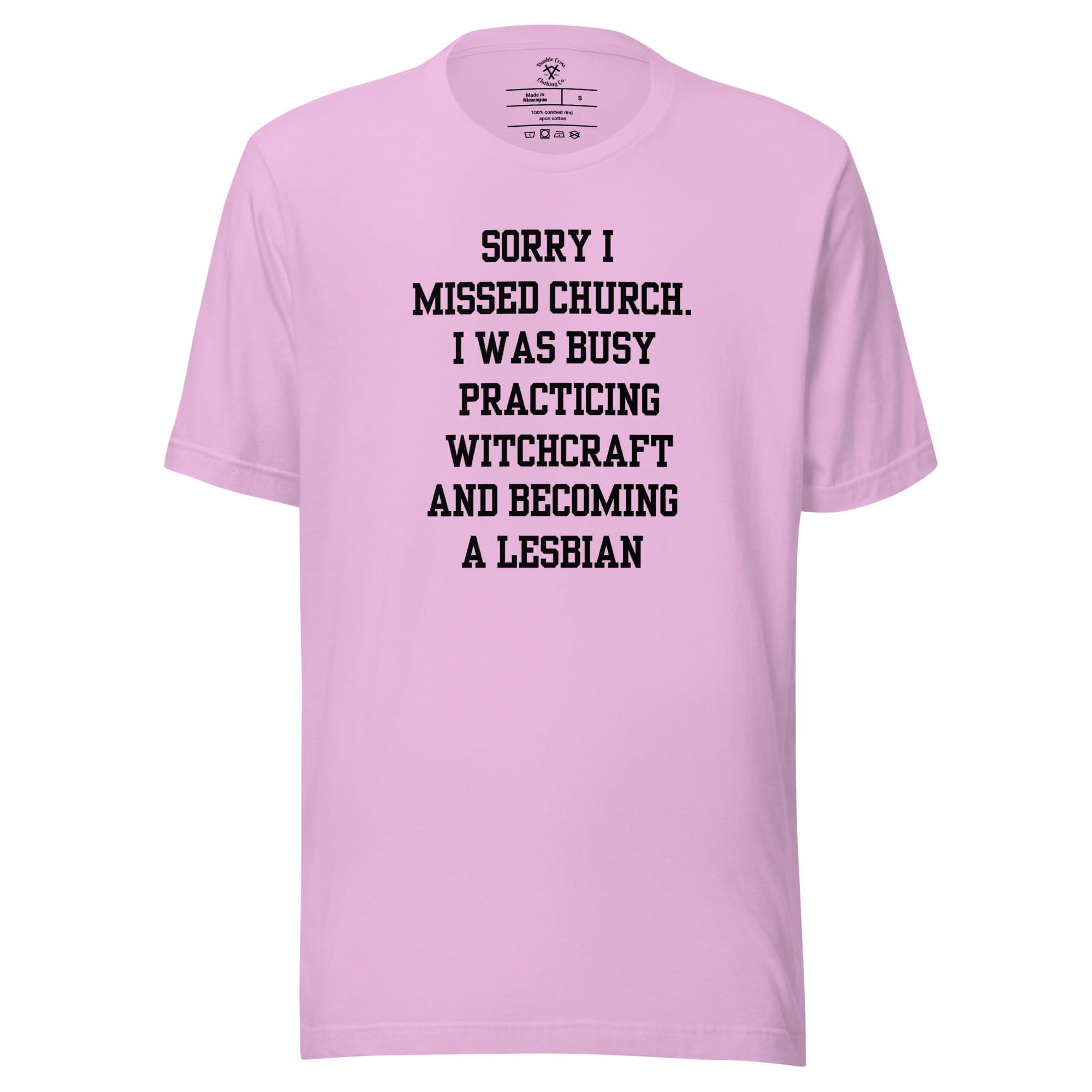 Missed Church Lesbian T-Shirt