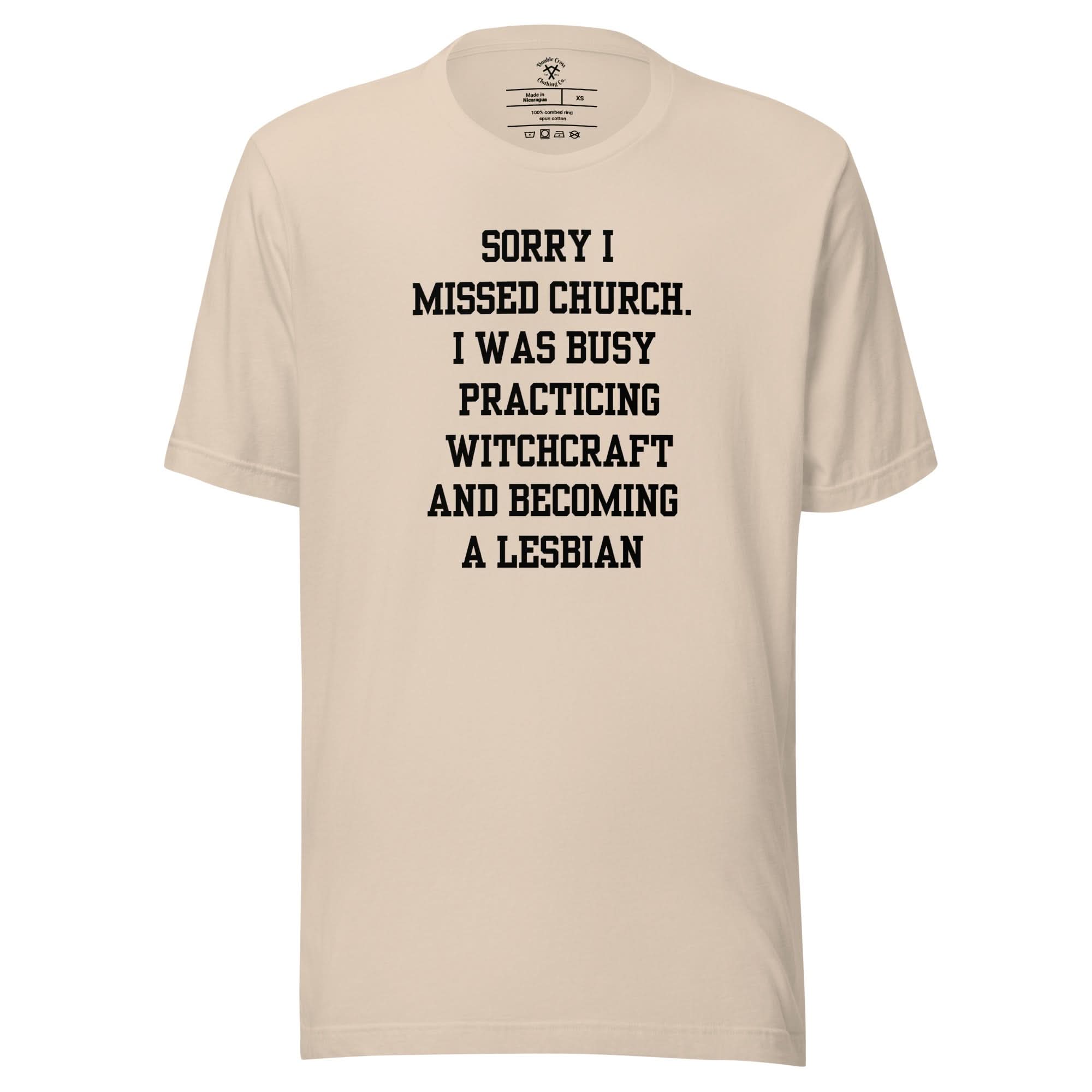 Missed Church Lesbian T-Shirt