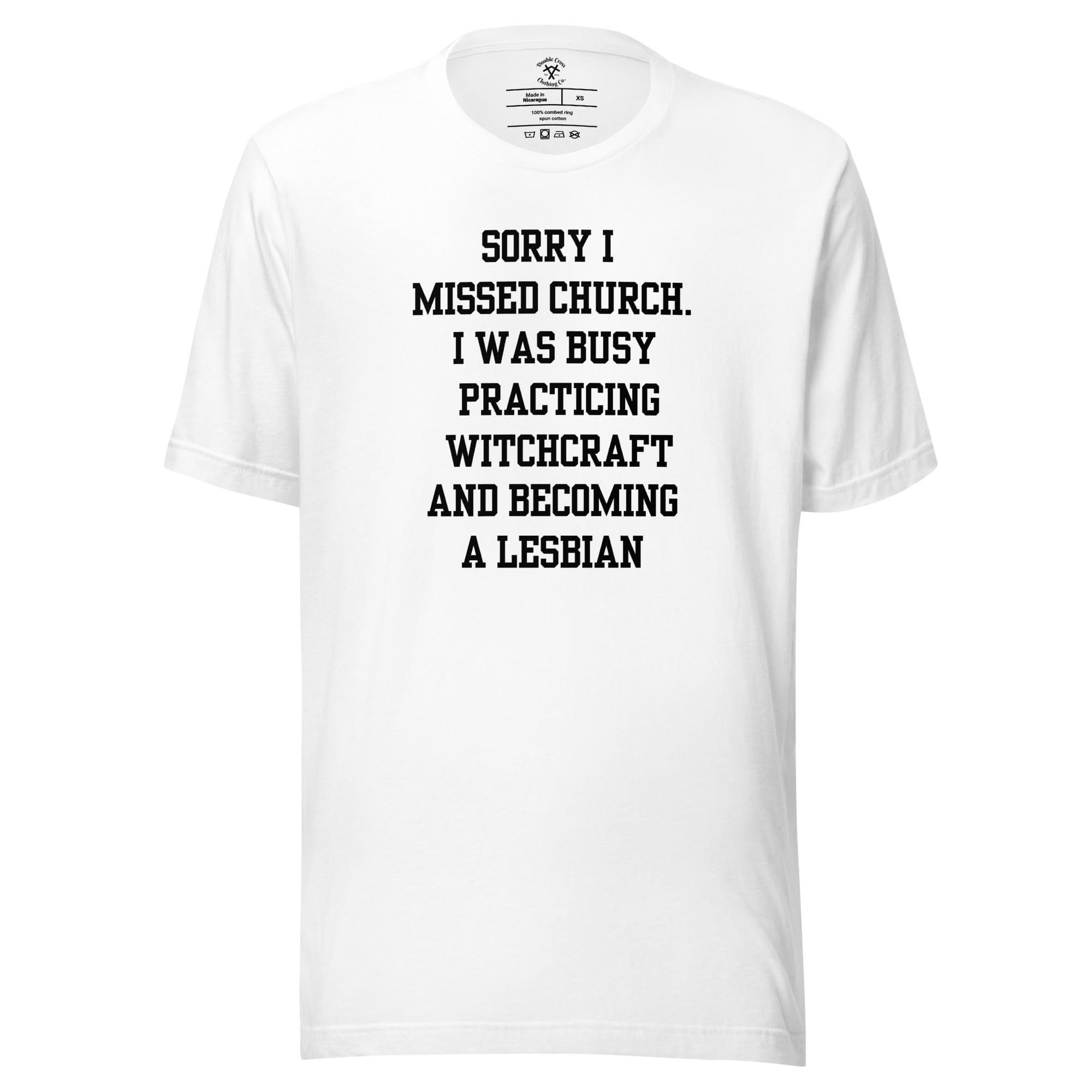 Missed Church Lesbian T-Shirt