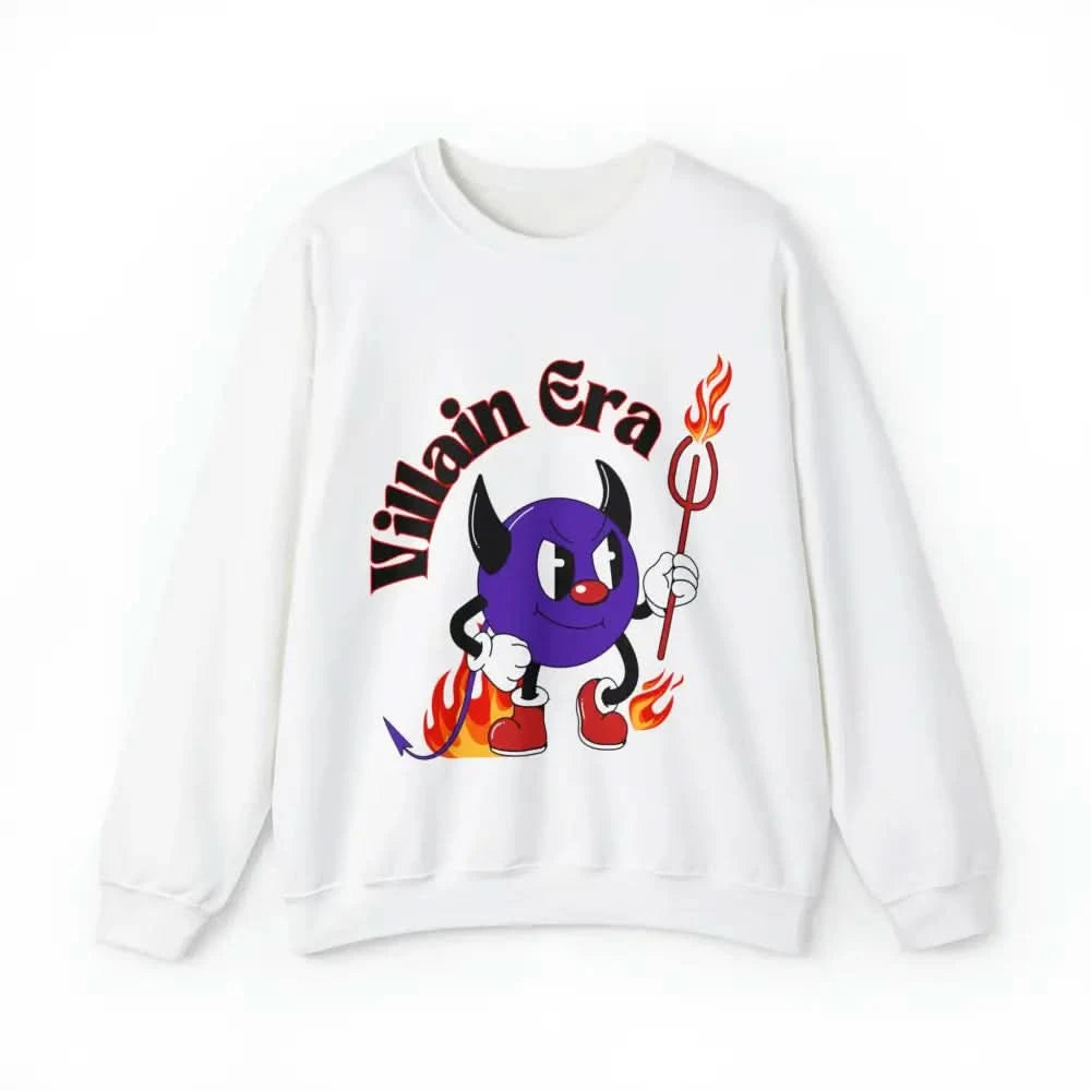 Villain Era Crewneck S / White Sweatshirt