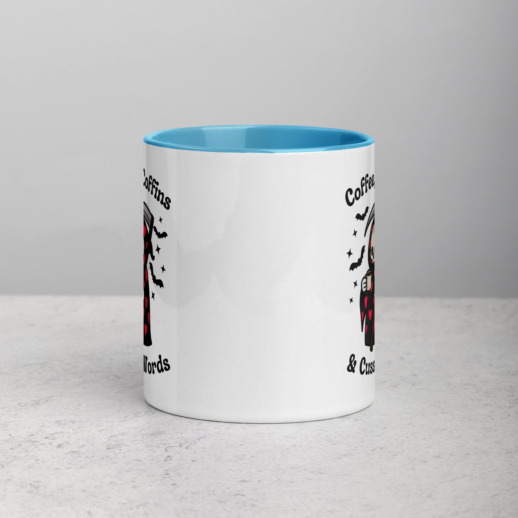 Coffee, Coffins, & Cuss Words Mug