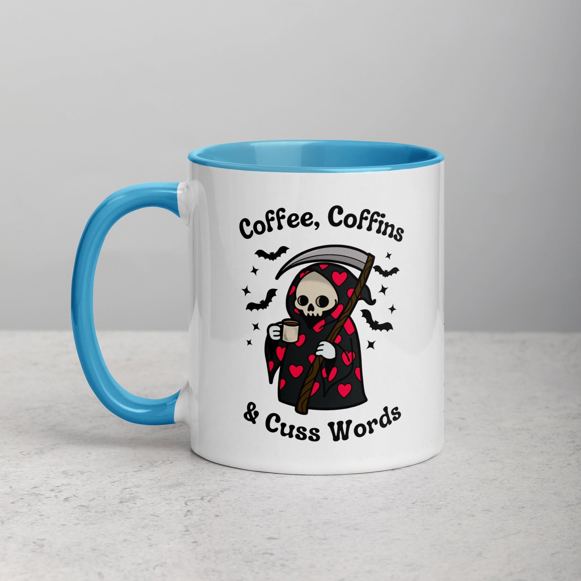 Coffee, Coffins, & Cuss Words Mug
