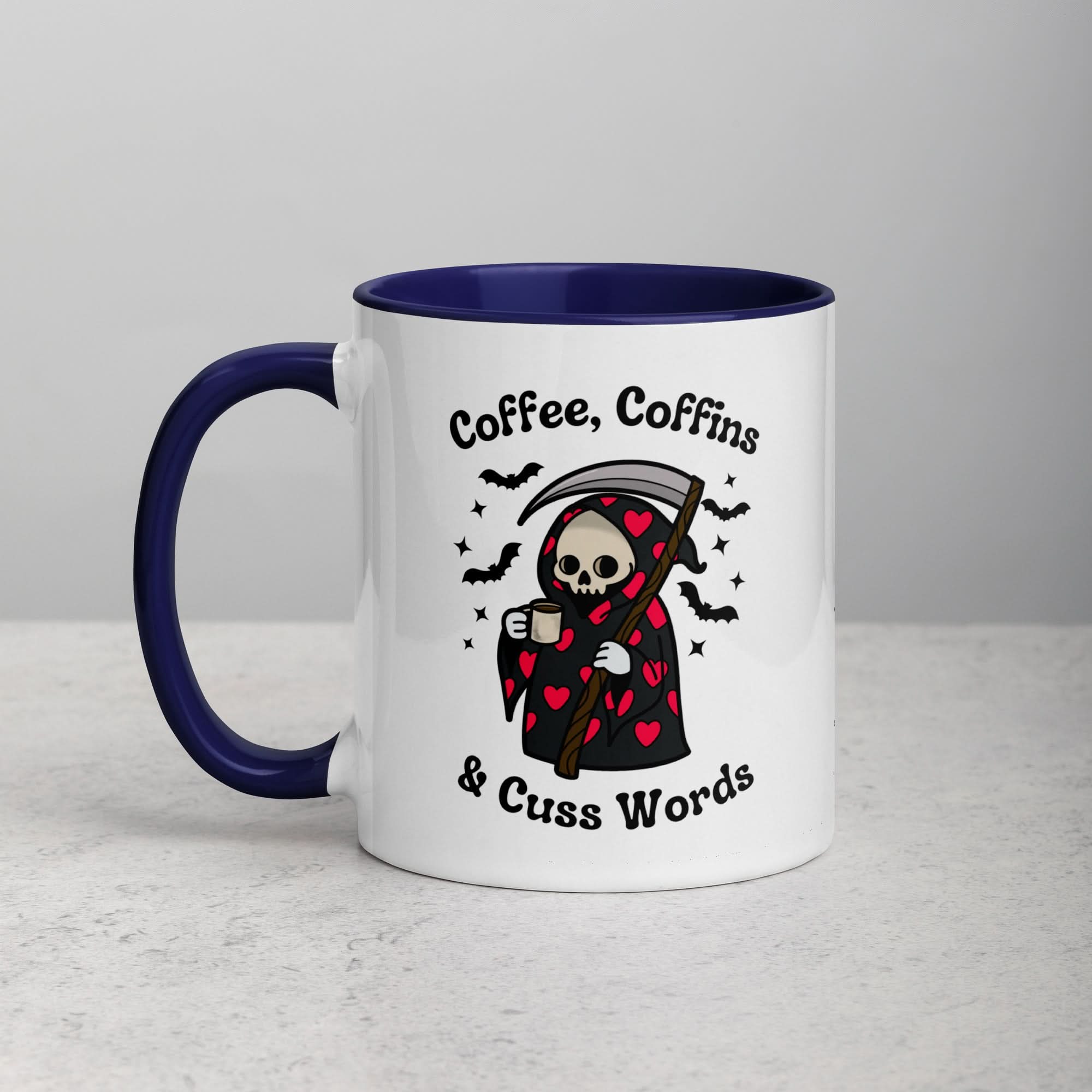 Coffee, Coffins, & Cuss Words Mug