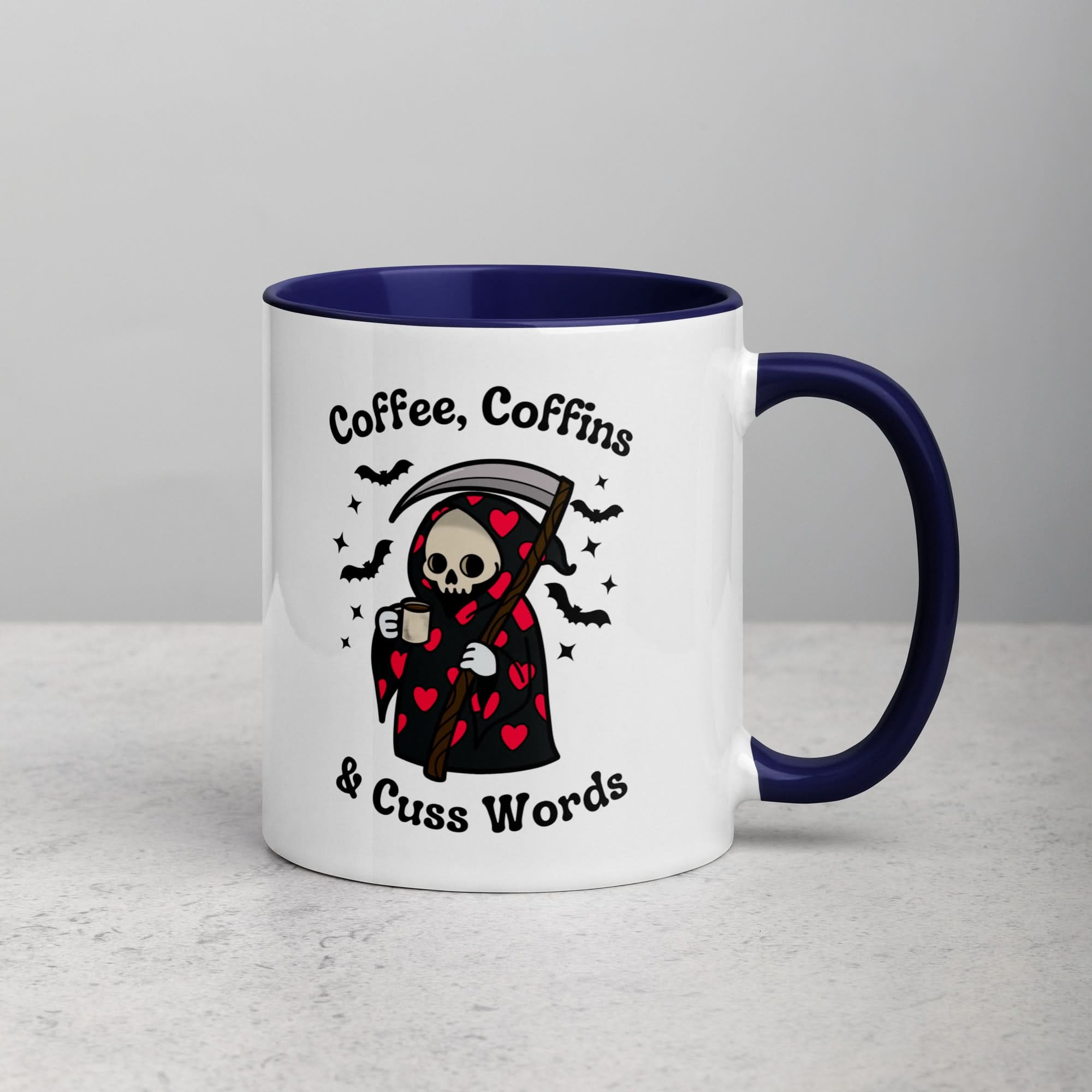 Coffee, Coffins, & Cuss Words Mug