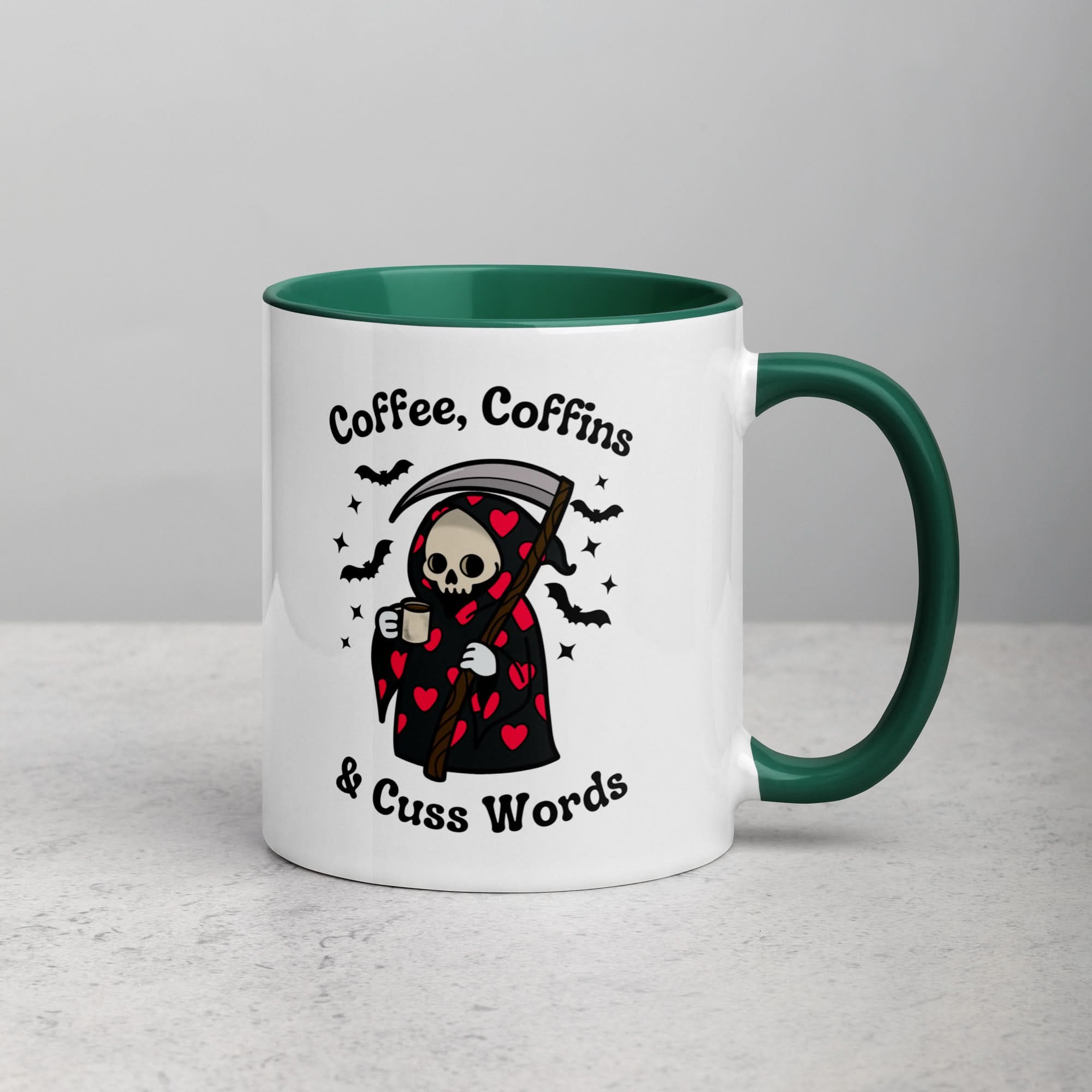 Coffee, Coffins, & Cuss Words Mug