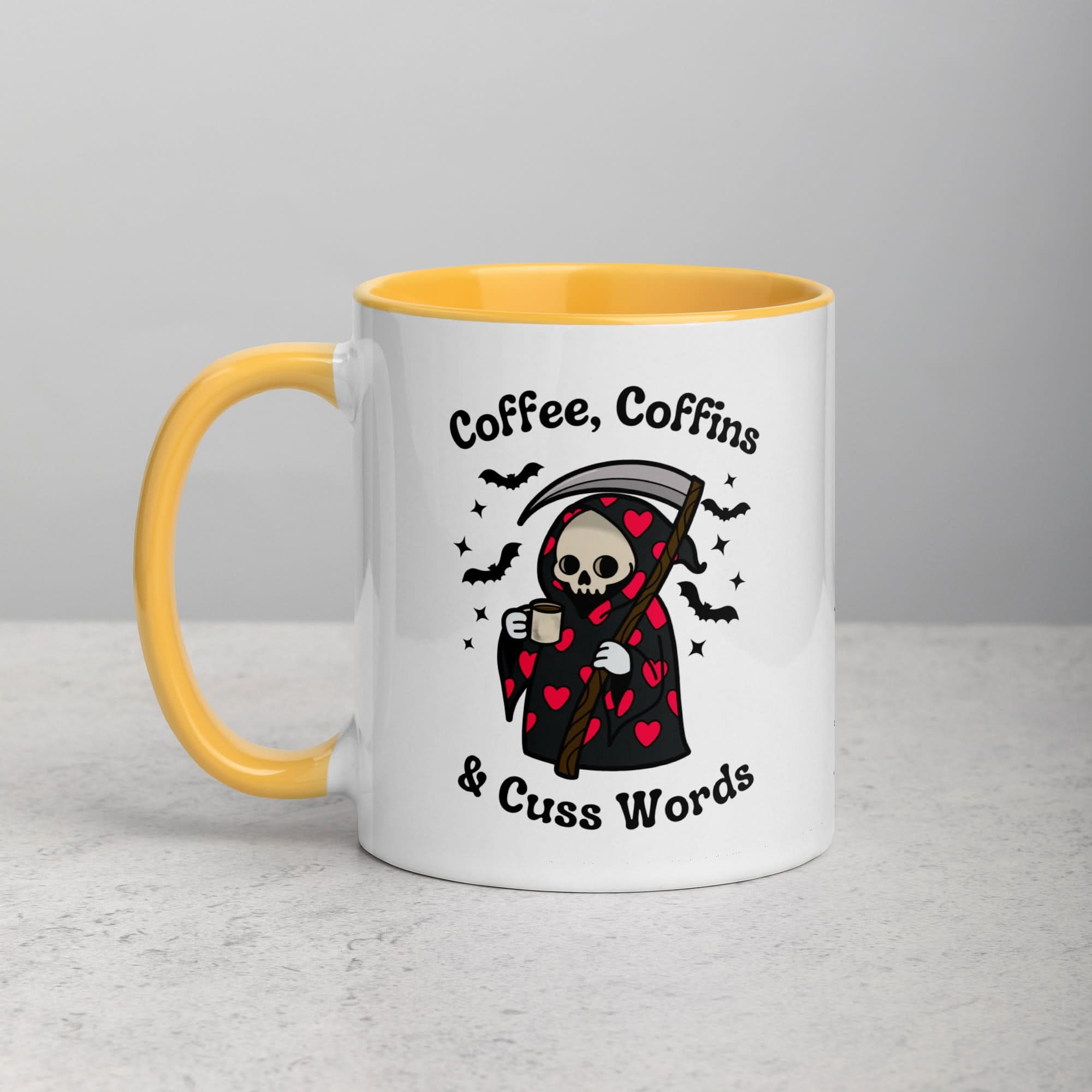 Coffee, Coffins, & Cuss Words Mug