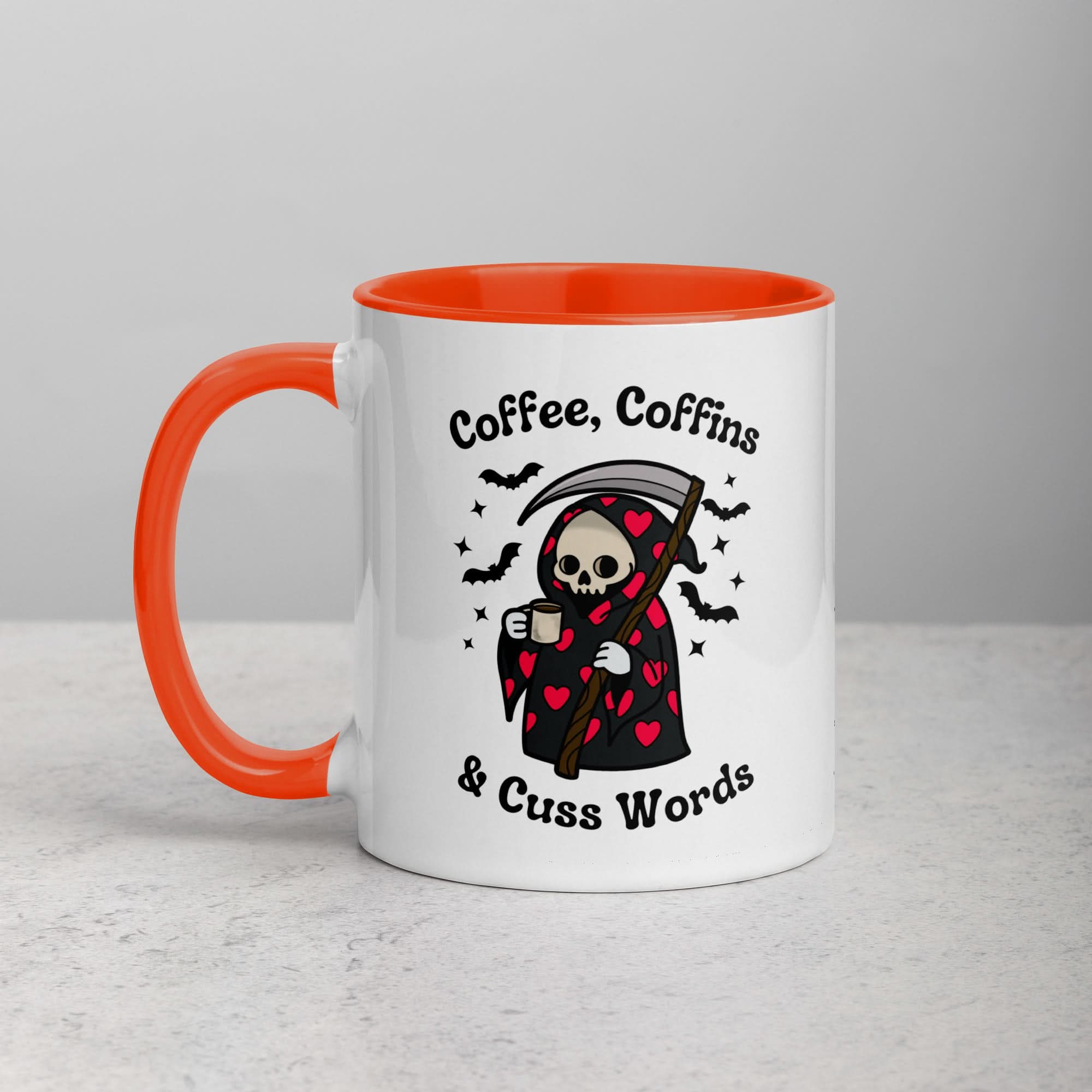 Coffee, Coffins, & Cuss Words Mug