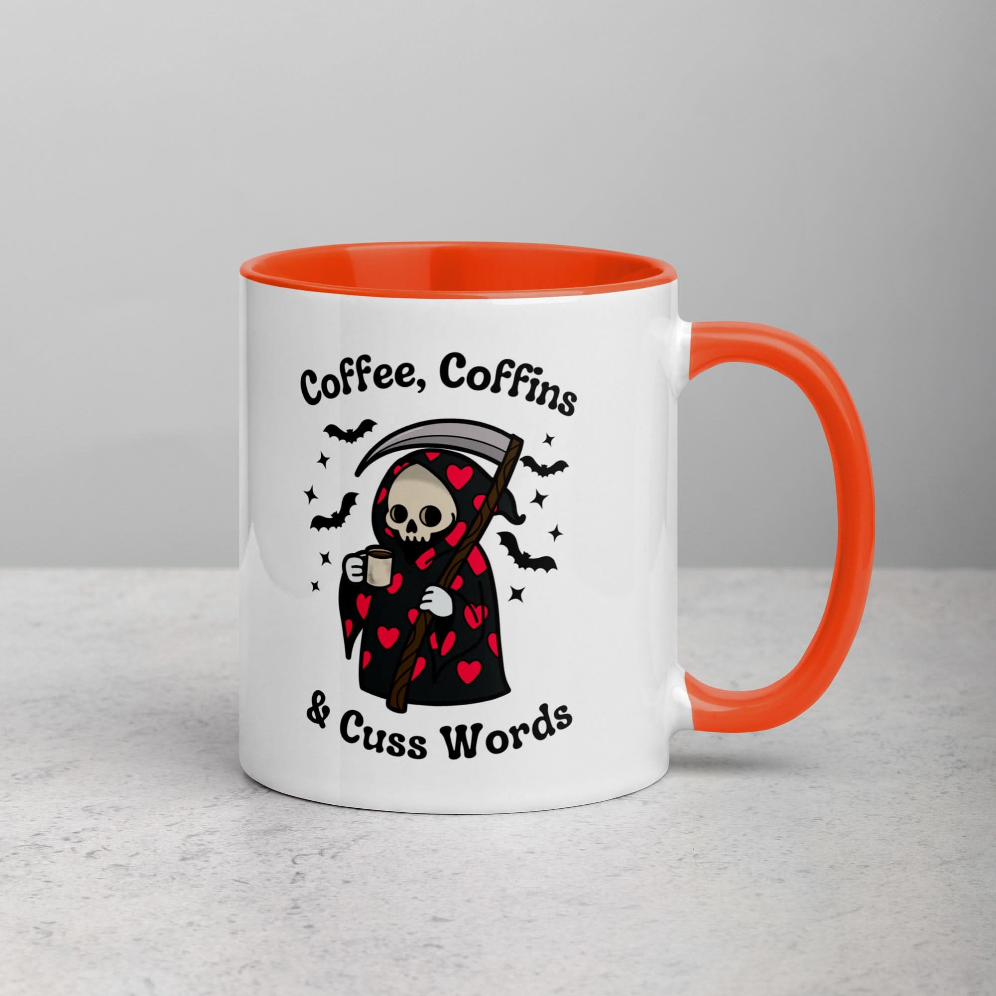 Coffee, Coffins, & Cuss Words Mug