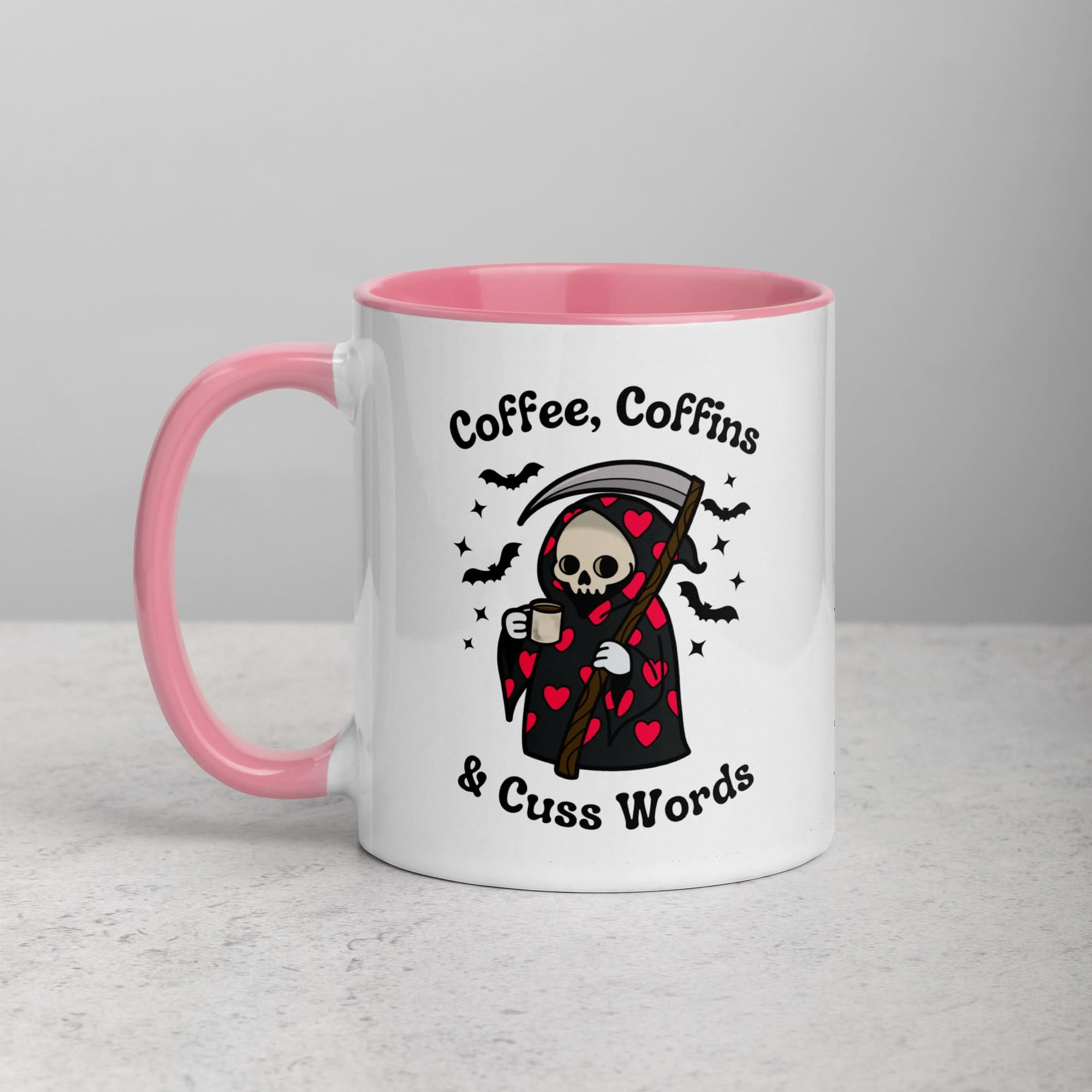 Coffee, Coffins, & Cuss Words Mug