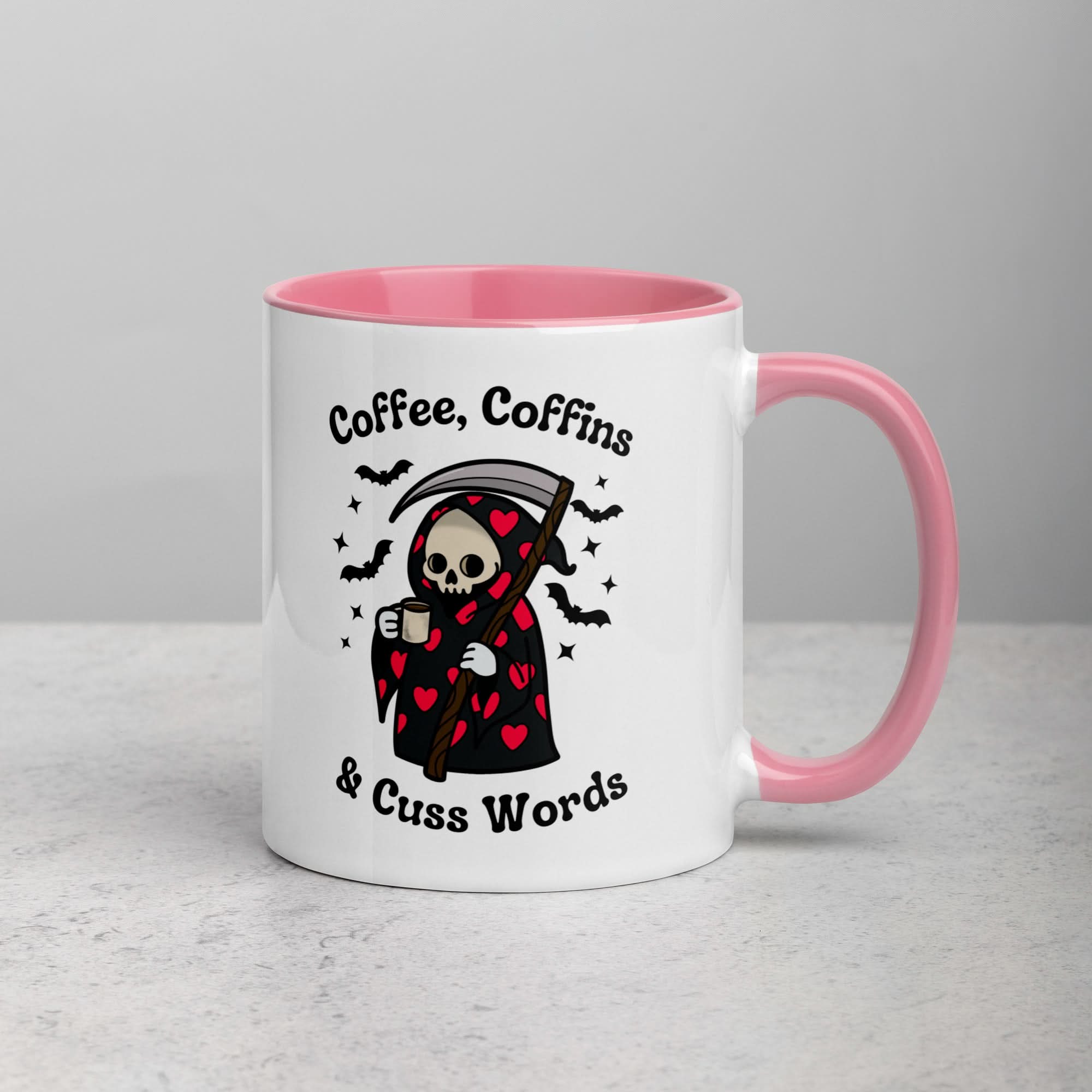 Coffee, Coffins, & Cuss Words Mug
