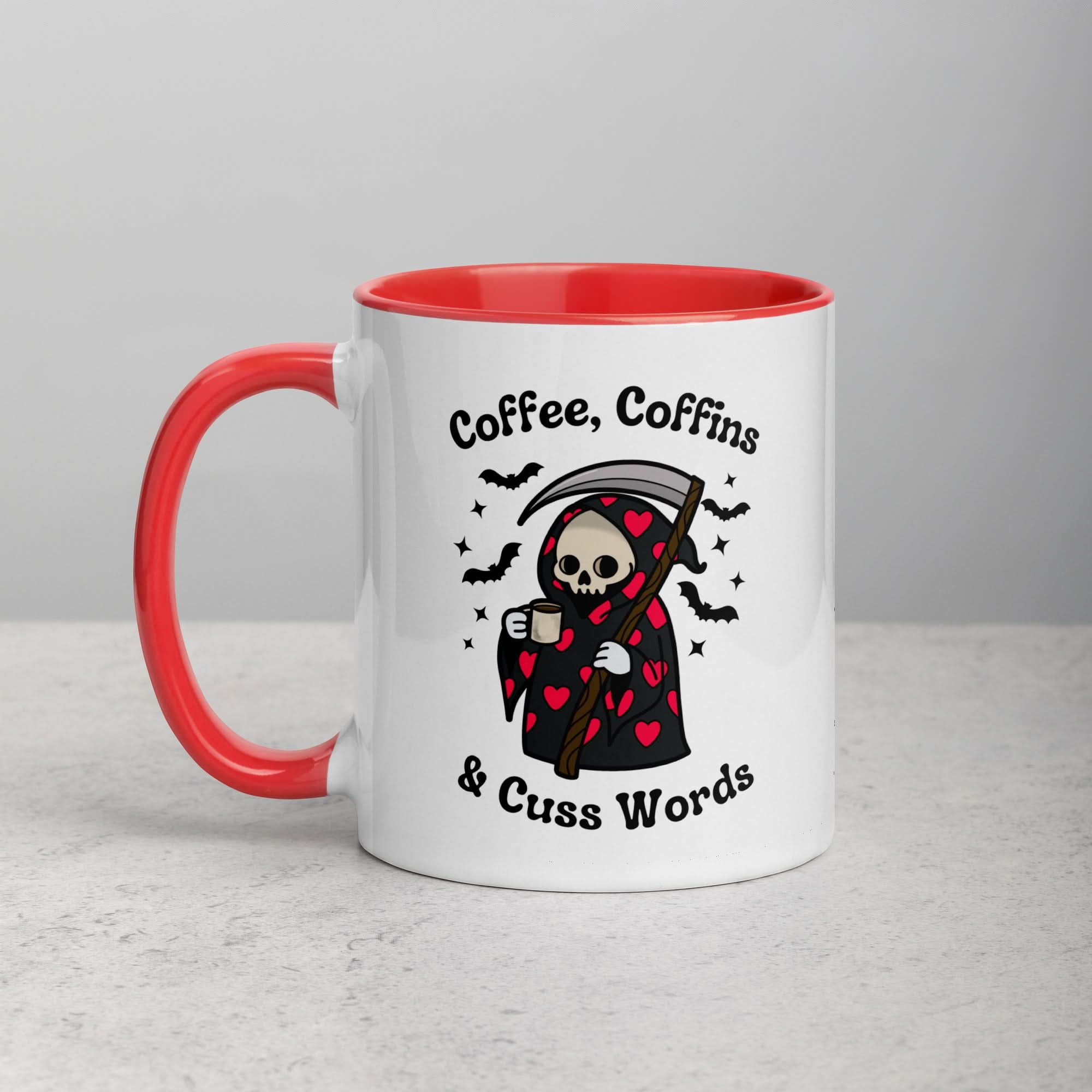 Coffee, Coffins, & Cuss Words Mug