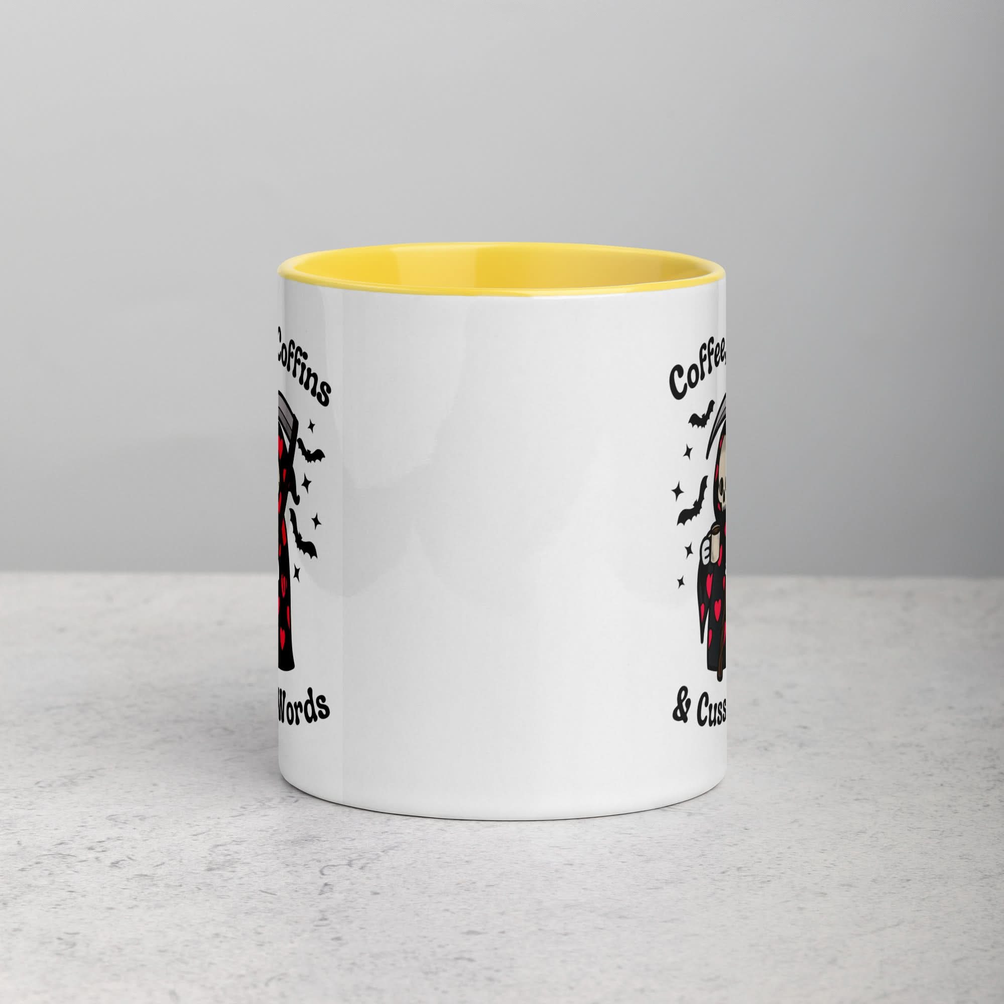 Coffee, Coffins, & Cuss Words Mug