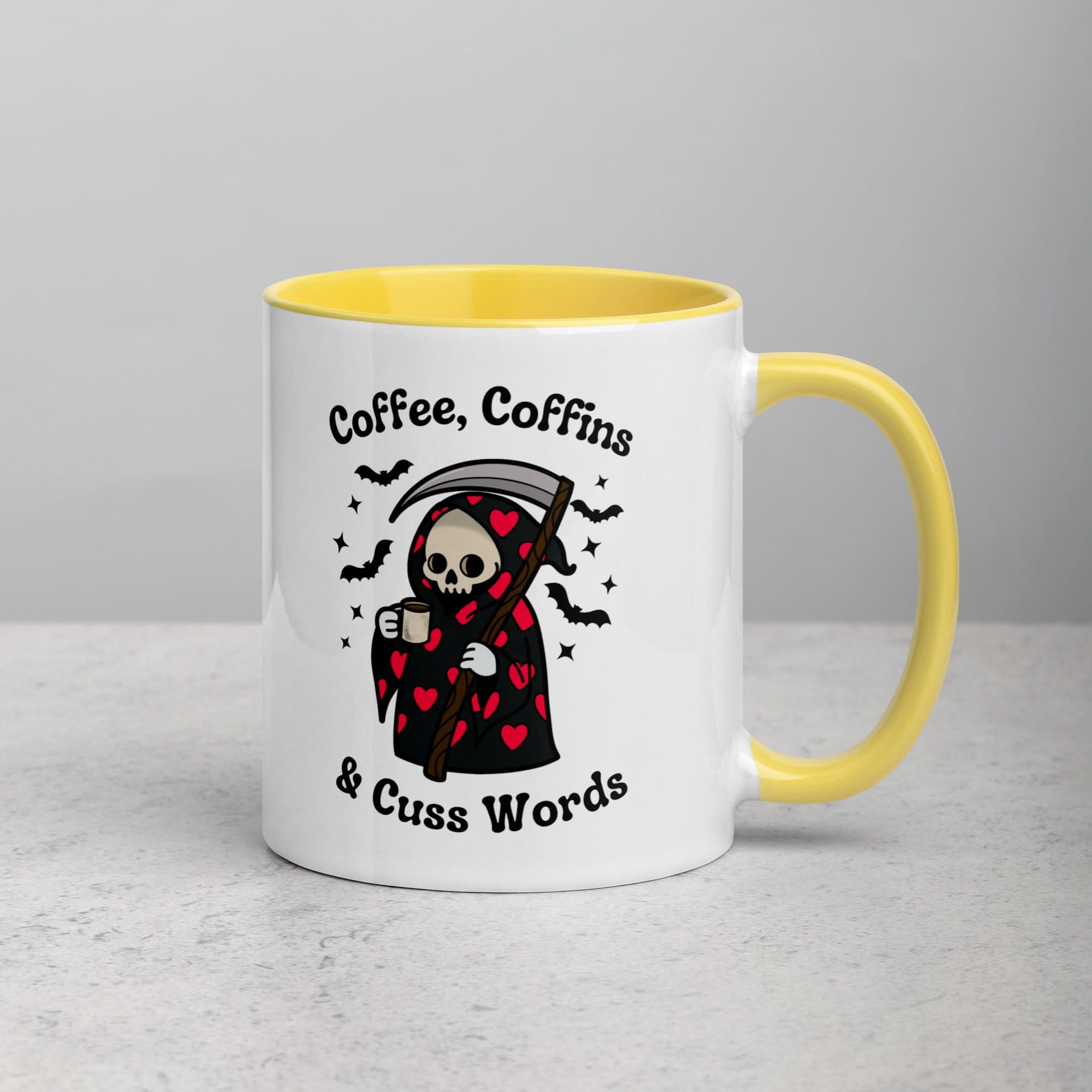 Coffee, Coffins, & Cuss Words Mug
