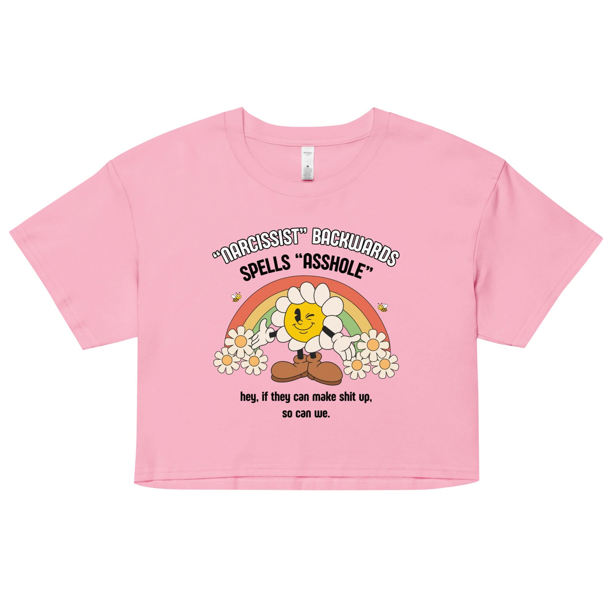 Narcissist Backwards Crop Top