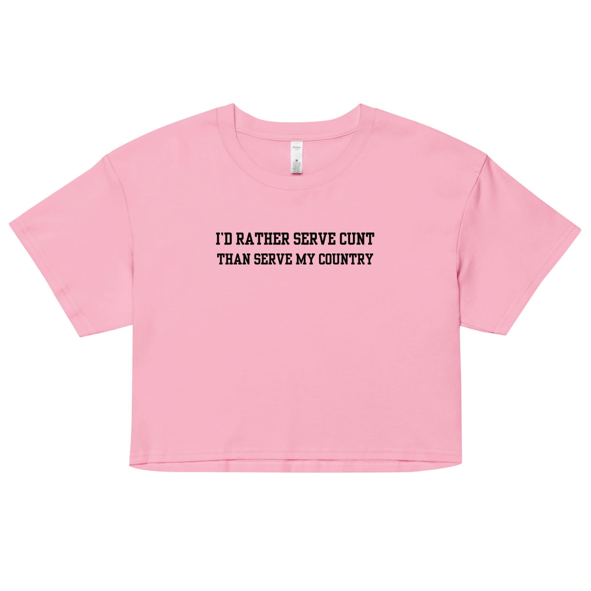Serve Cunt Crop Top
