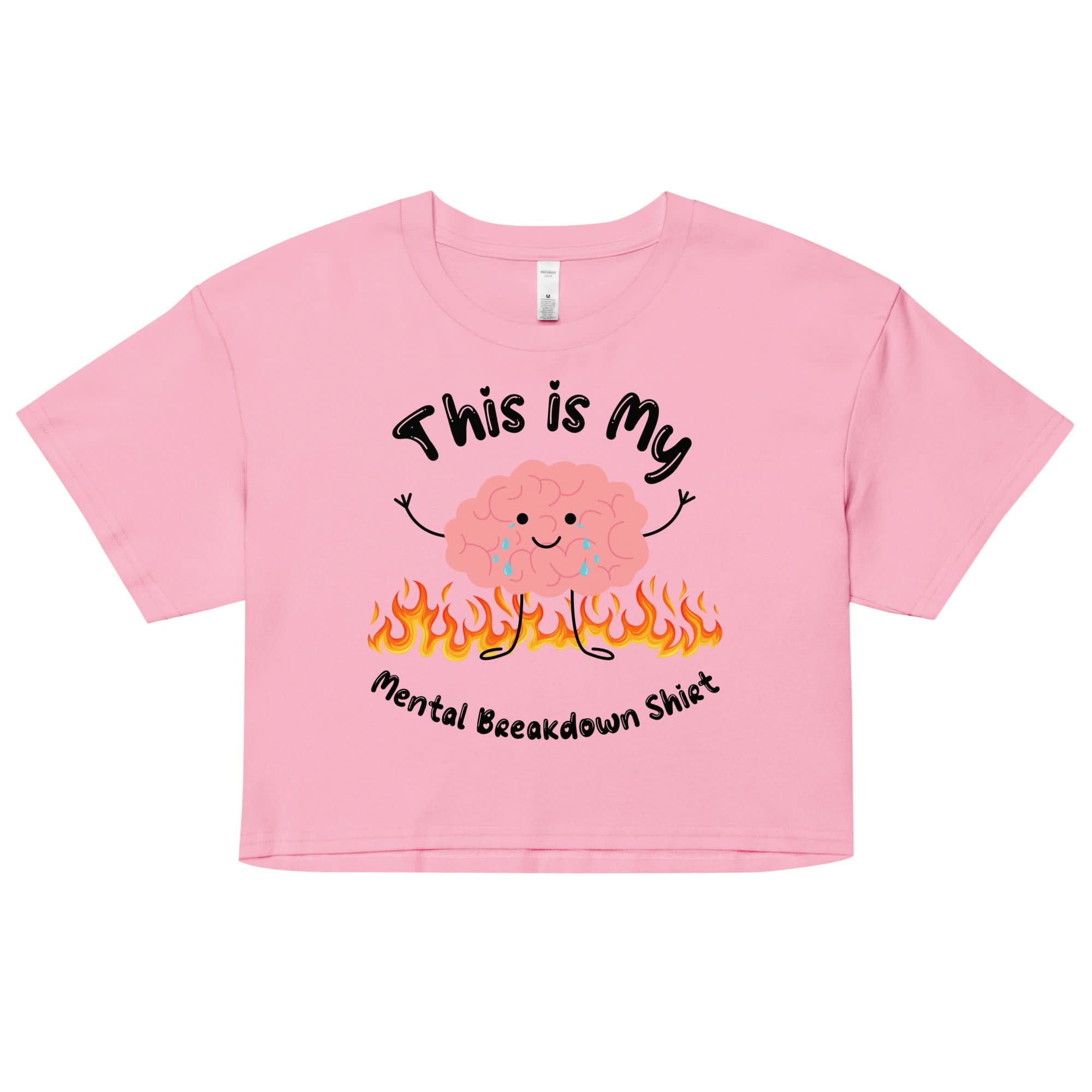 Mental Breakdown Crop Top