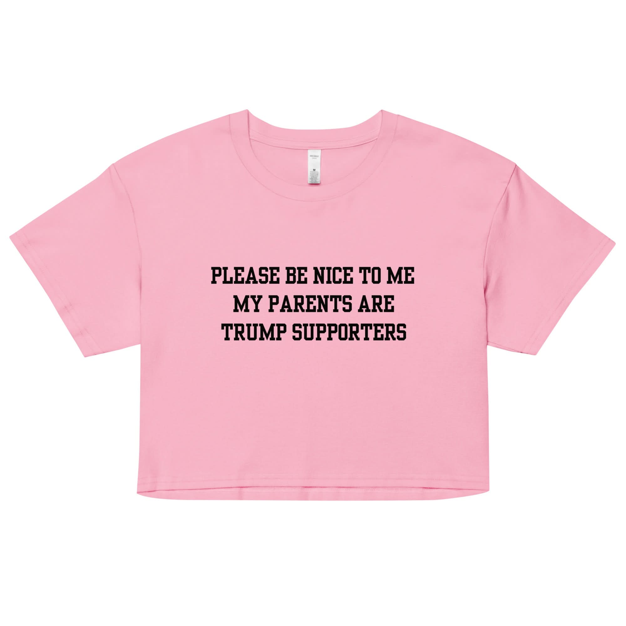 Trump Supporter Parents Crop Top