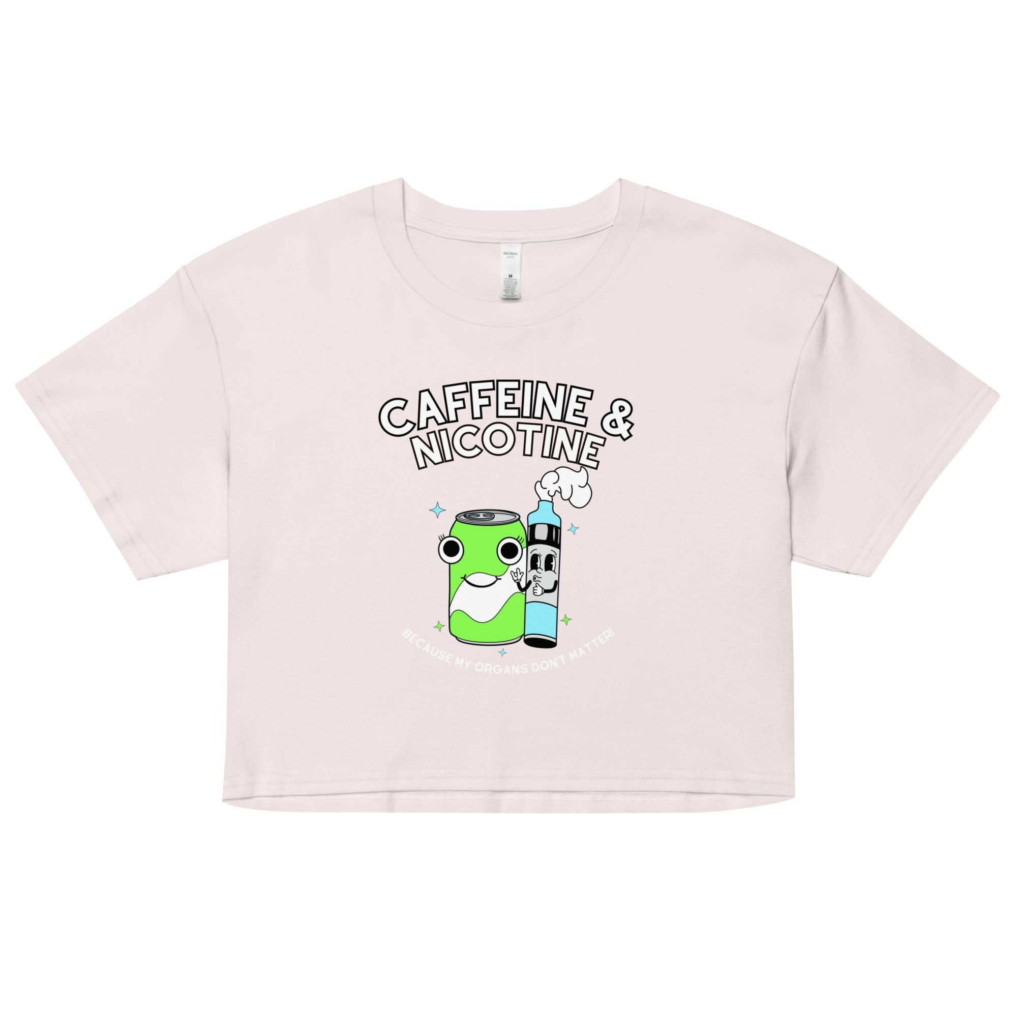 Caffeine & Nicotine Crop Top