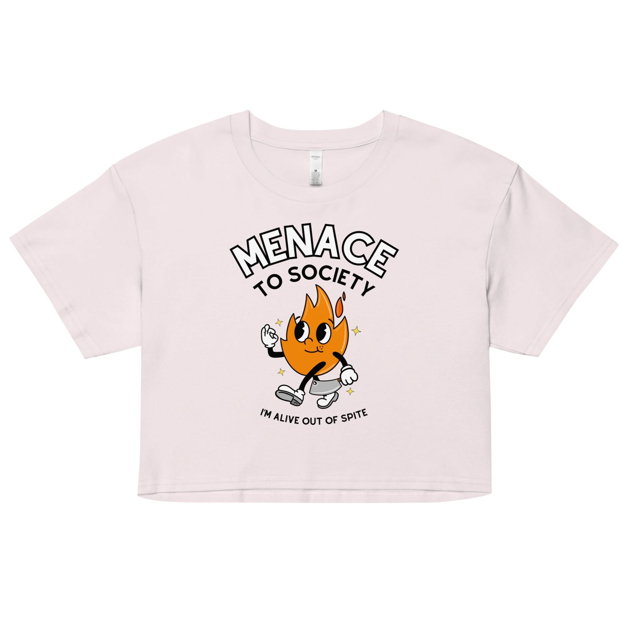 Menace to Society Crop Top