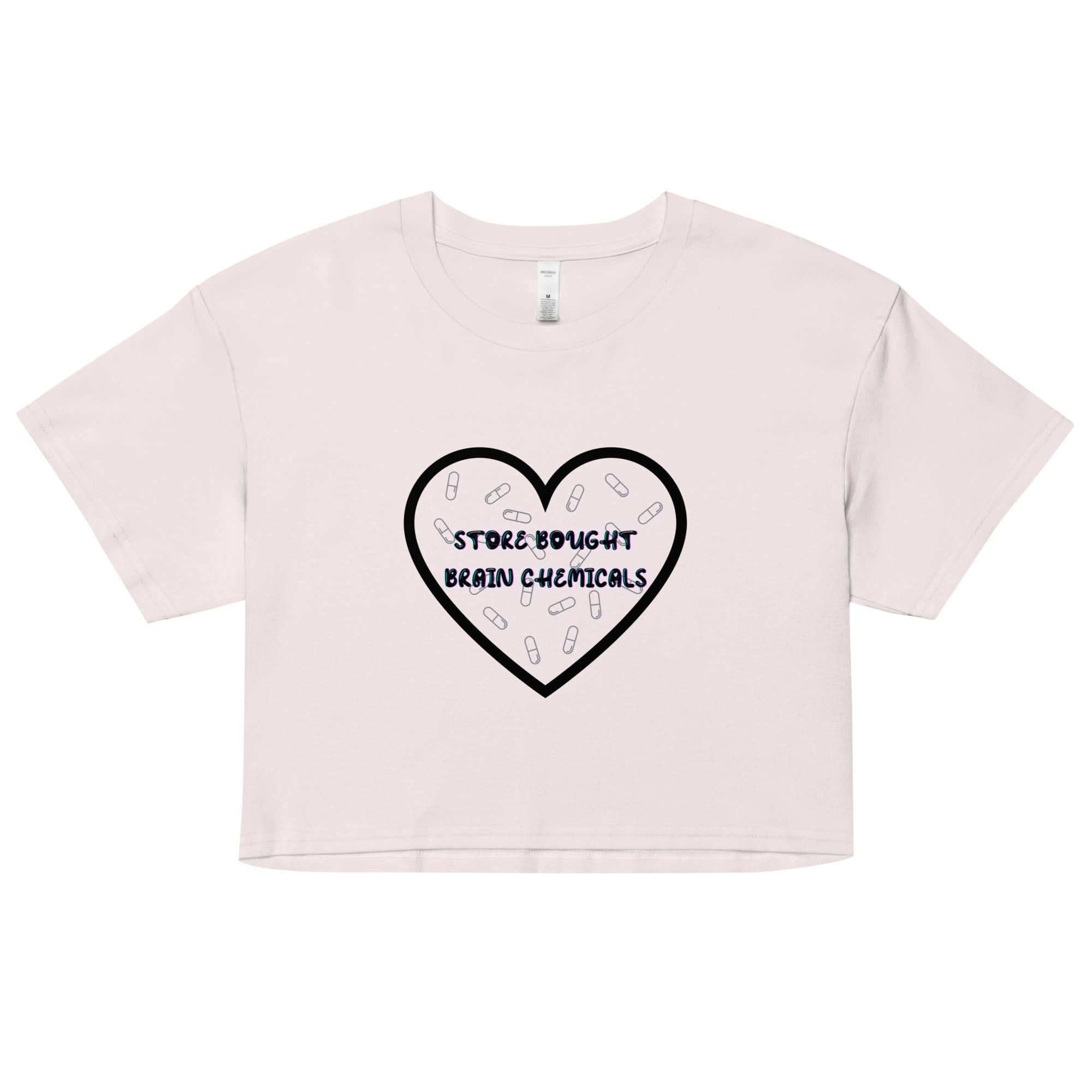 Store Bought Brain Chemicals Crop Top